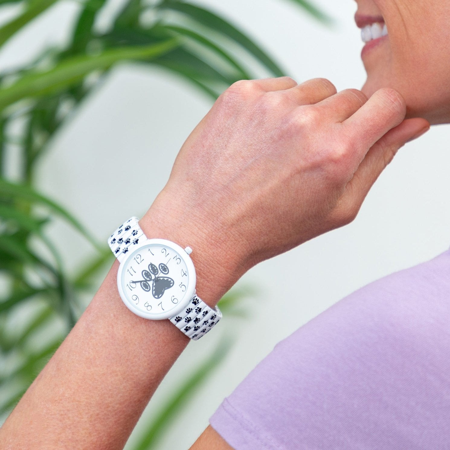 Premium Paw Print Stretch Watch