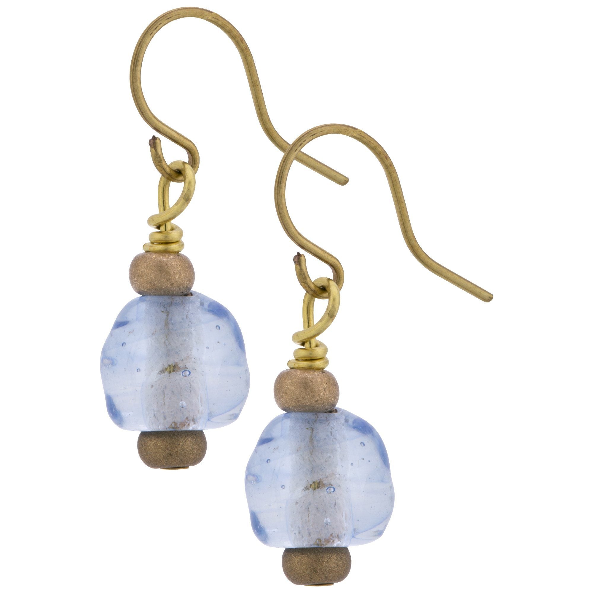 Premium Recycled Glass Droplet Earrings