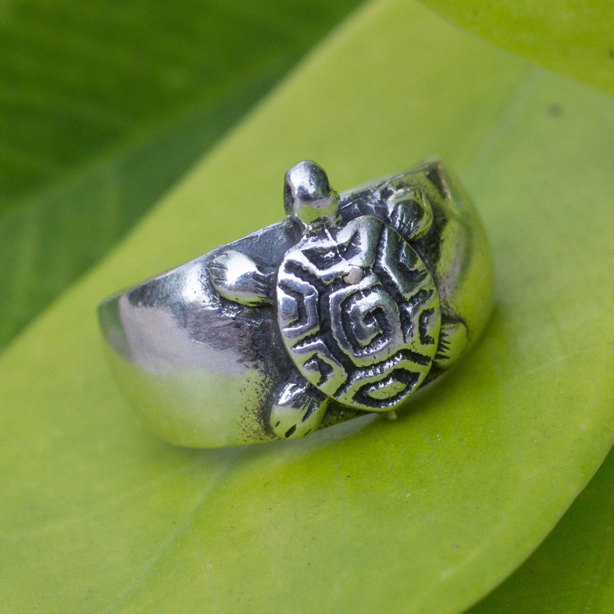 Premium Sterling Silver Sea Turtle Toe Ring