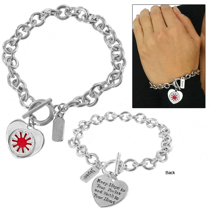 Premium Hope & Faith Charm Bracelet for Japan