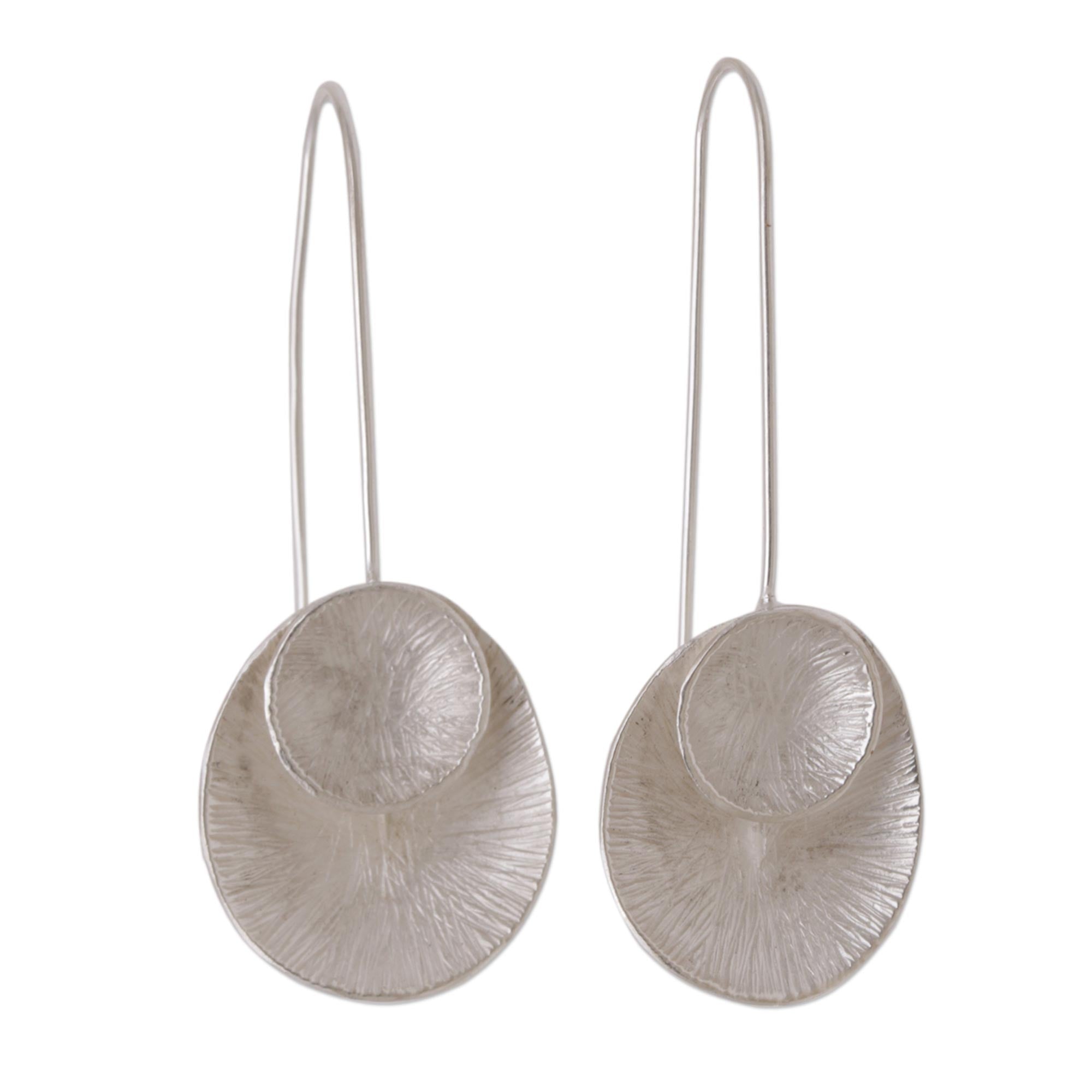 Premium Modern Majesty Sterling Silver Drop Earrings