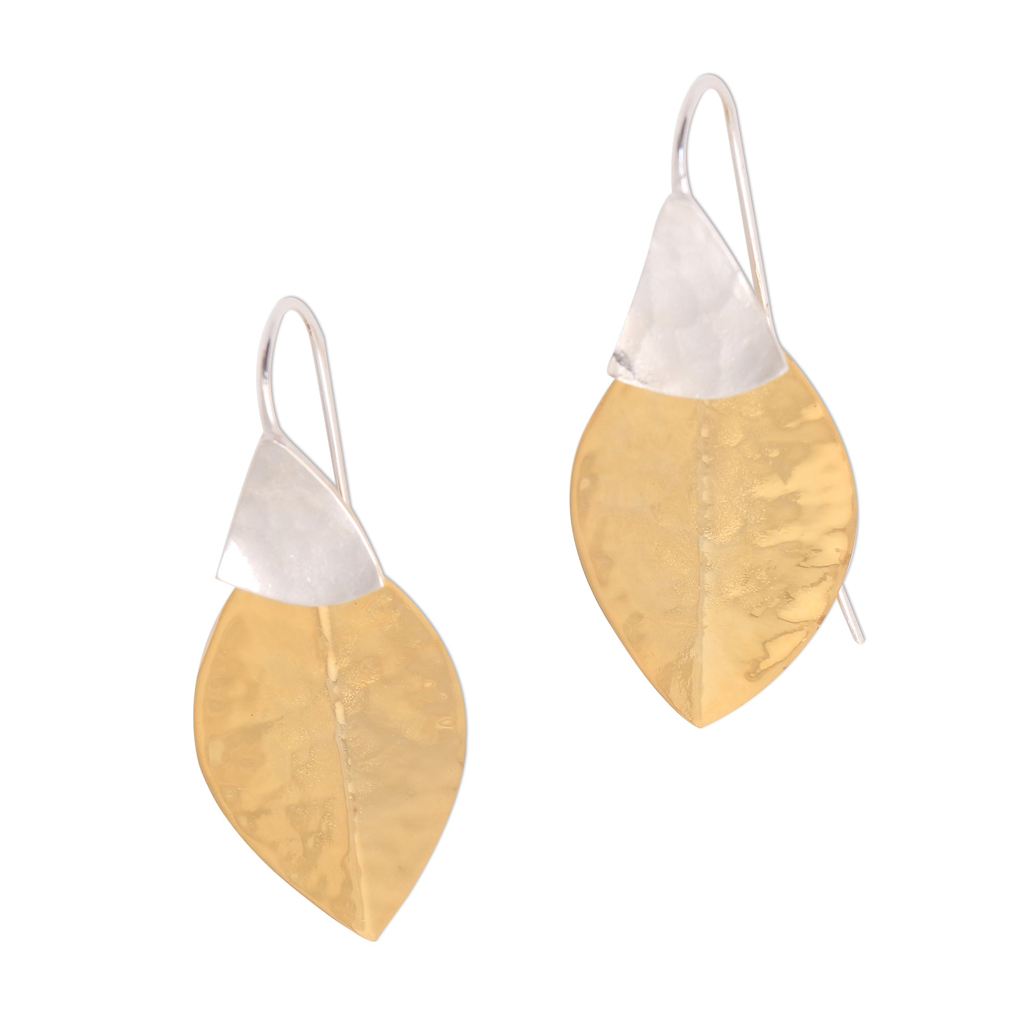 Premium 22k Gold Plated Bali Dangle Earrings - Modern Fall Design