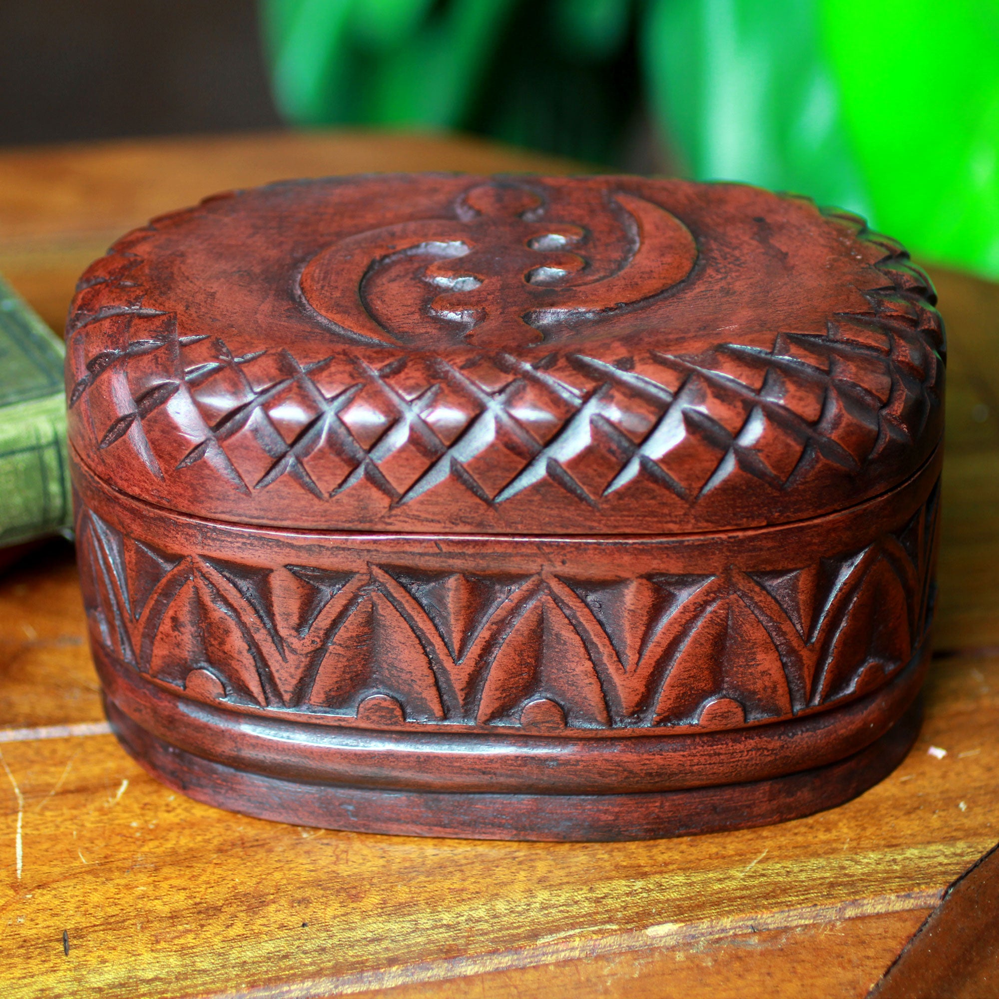 Premium My Girl Friday Handcrafted Wooden Jewelry Box - Effia Collection