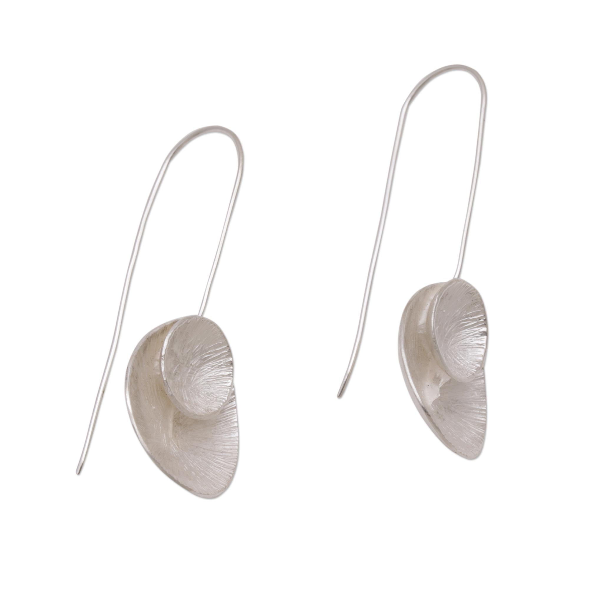 Premium Modern Majesty Sterling Silver Drop Earrings