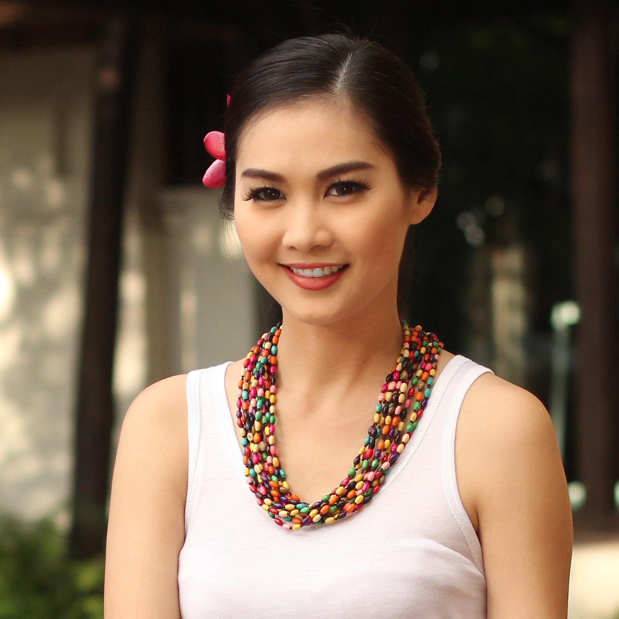 Premium Songkran Belle Layered Necklace - Handmade in Thailand