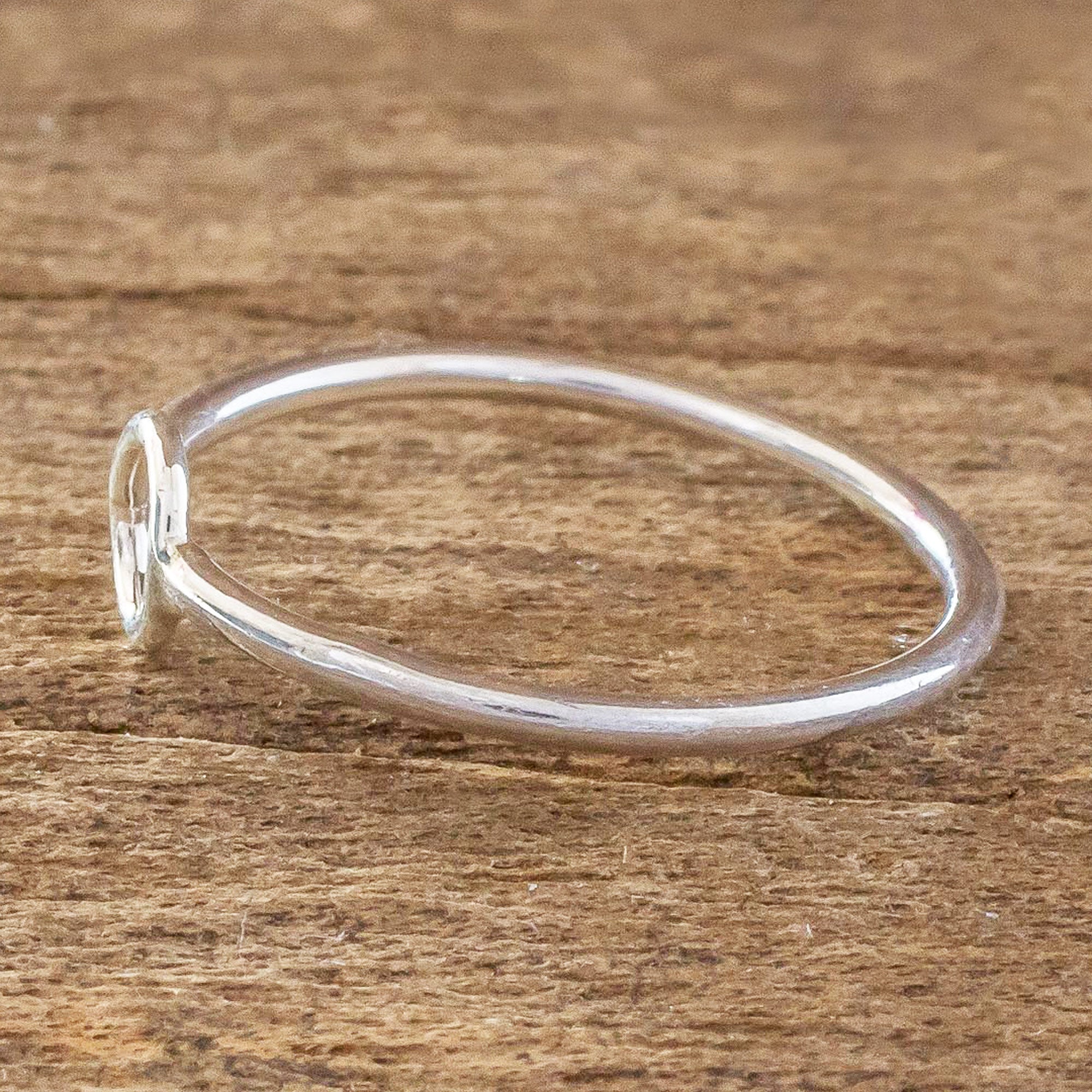 Premium Circle Harmony Sterling Silver Band Ring – Ultimate Minimalist Jewelry