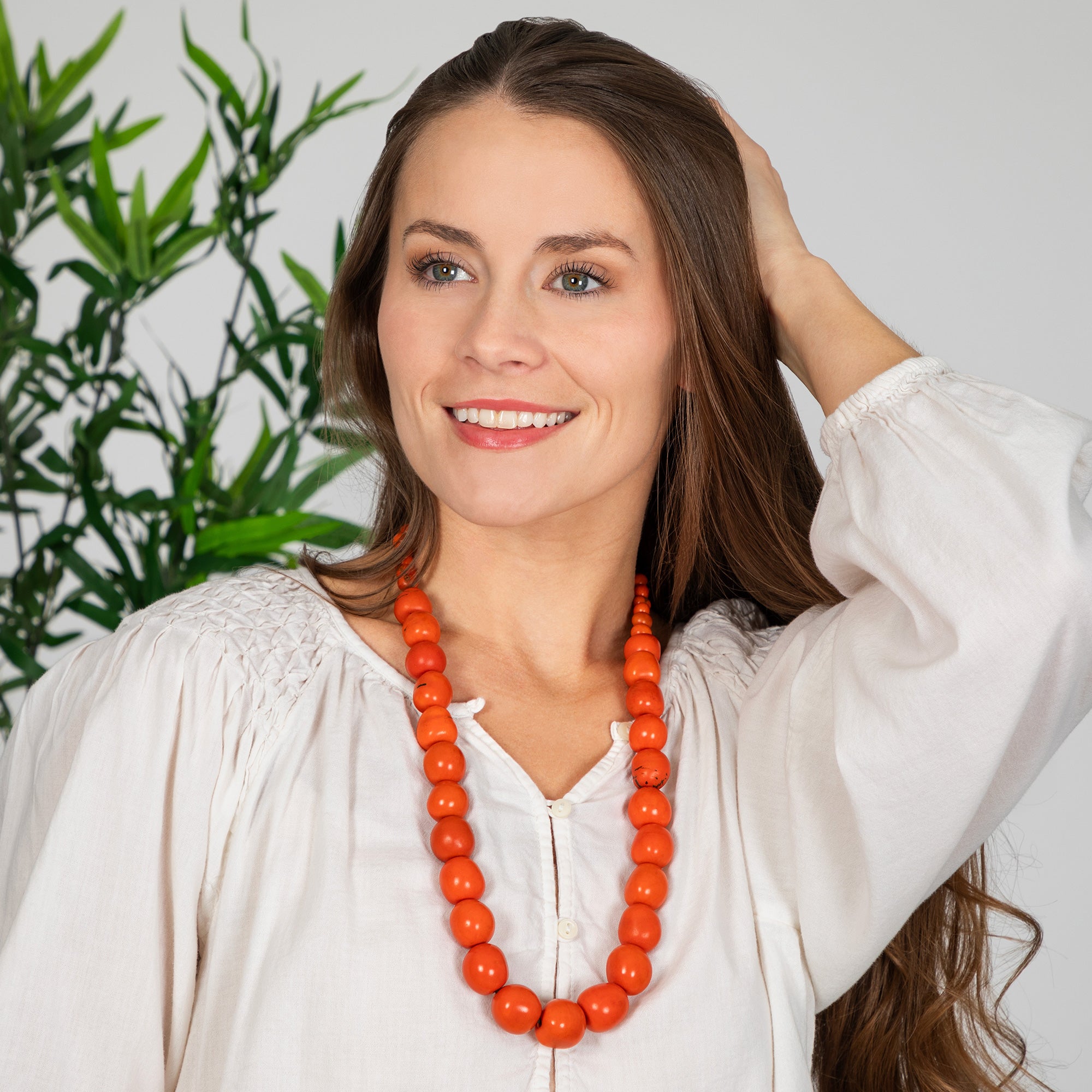 Premium Tatiana Tagua Necklace - Eco-Chic Amazon Jewelry