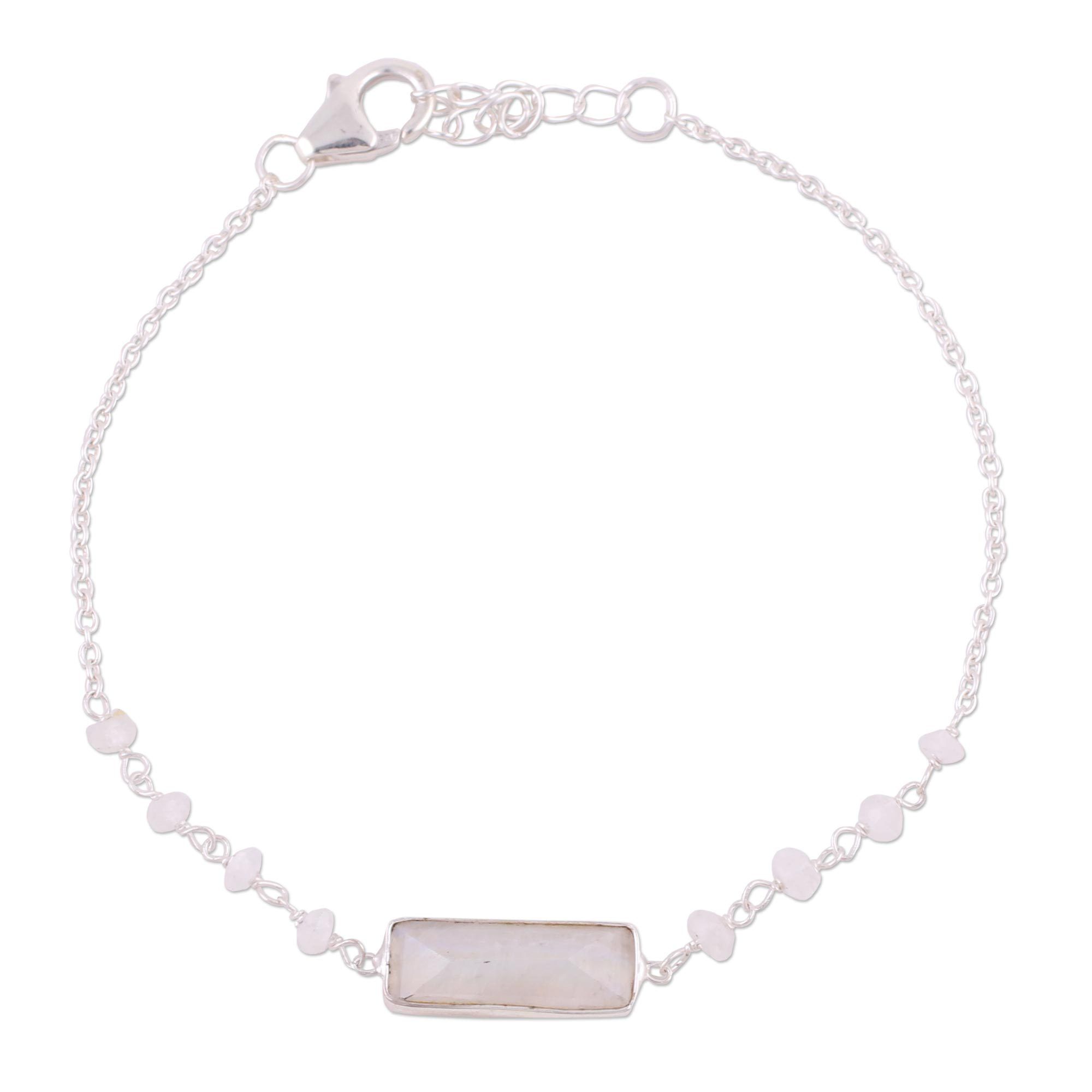 Premium Magical Prism Moonstone Bracelet - Handcrafted Elegance