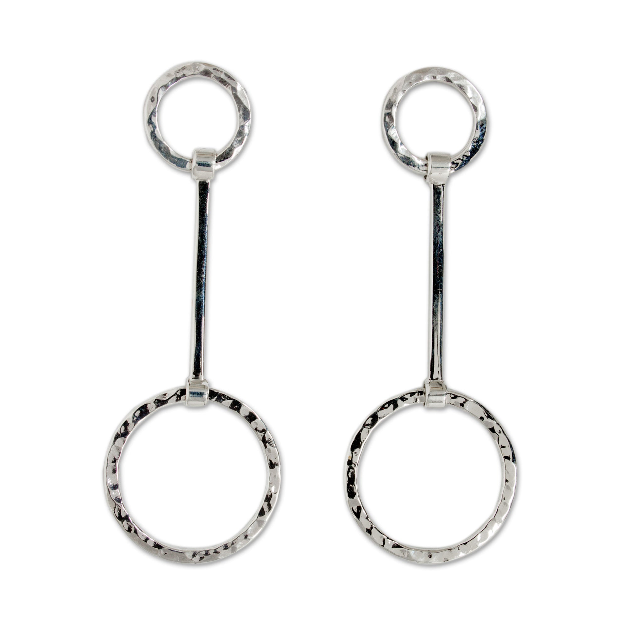 Premium Taxco Modern Sterling Silver Earrings - Handcrafted Elegance