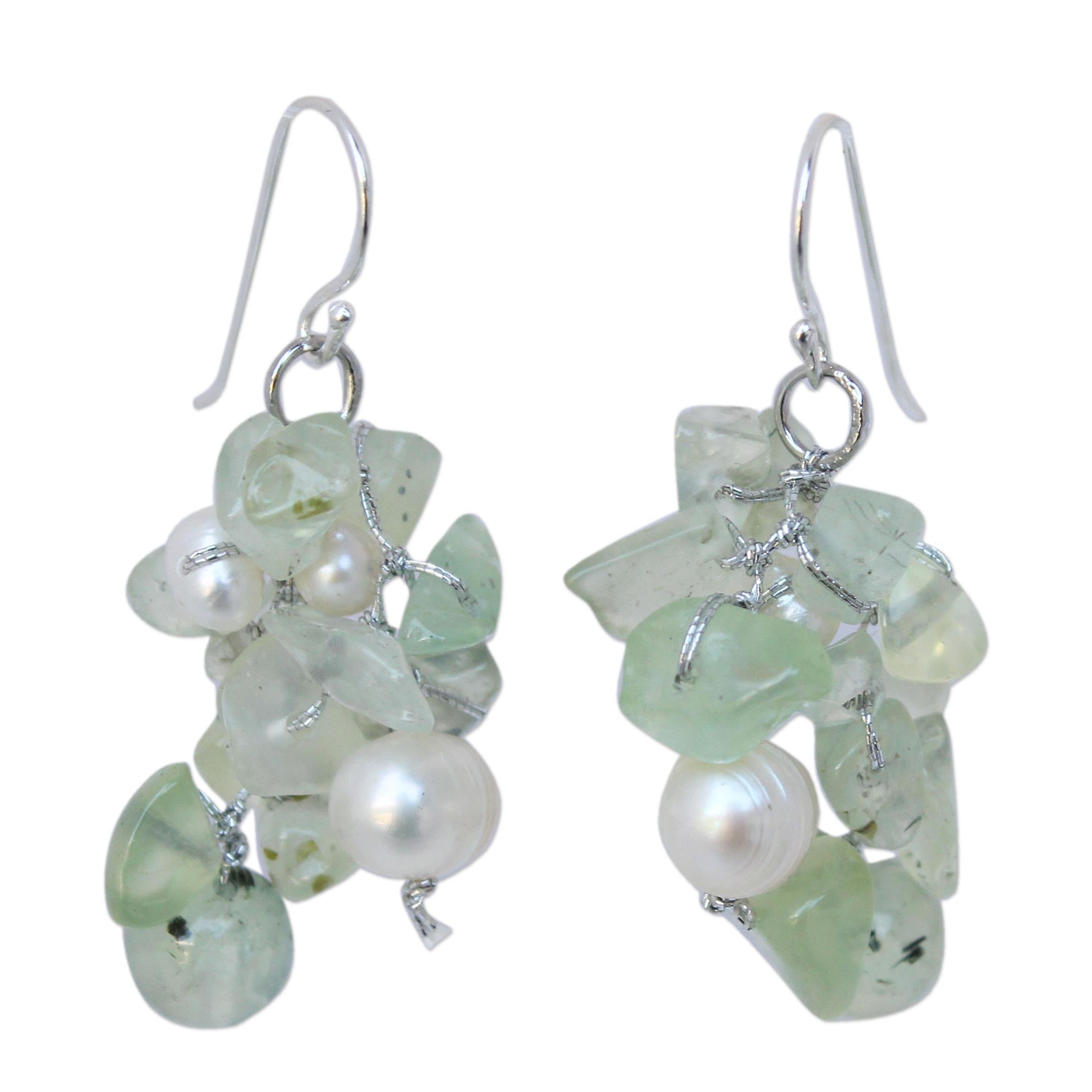 Premium Thai Whisper Freshwater Pearl Earrings - Handmade Elegance