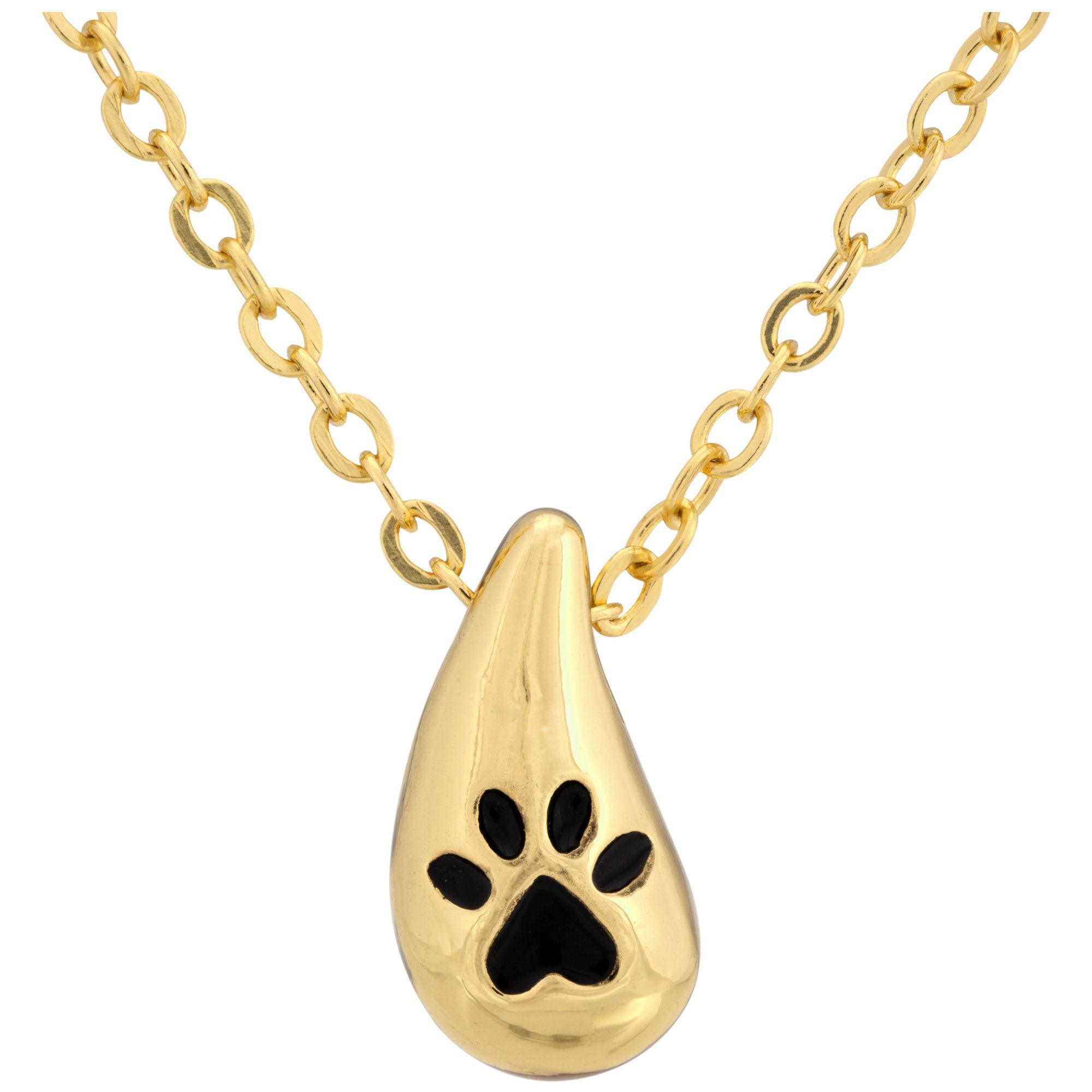 Premium Always With Me Paw Teardrop Memorial Necklace