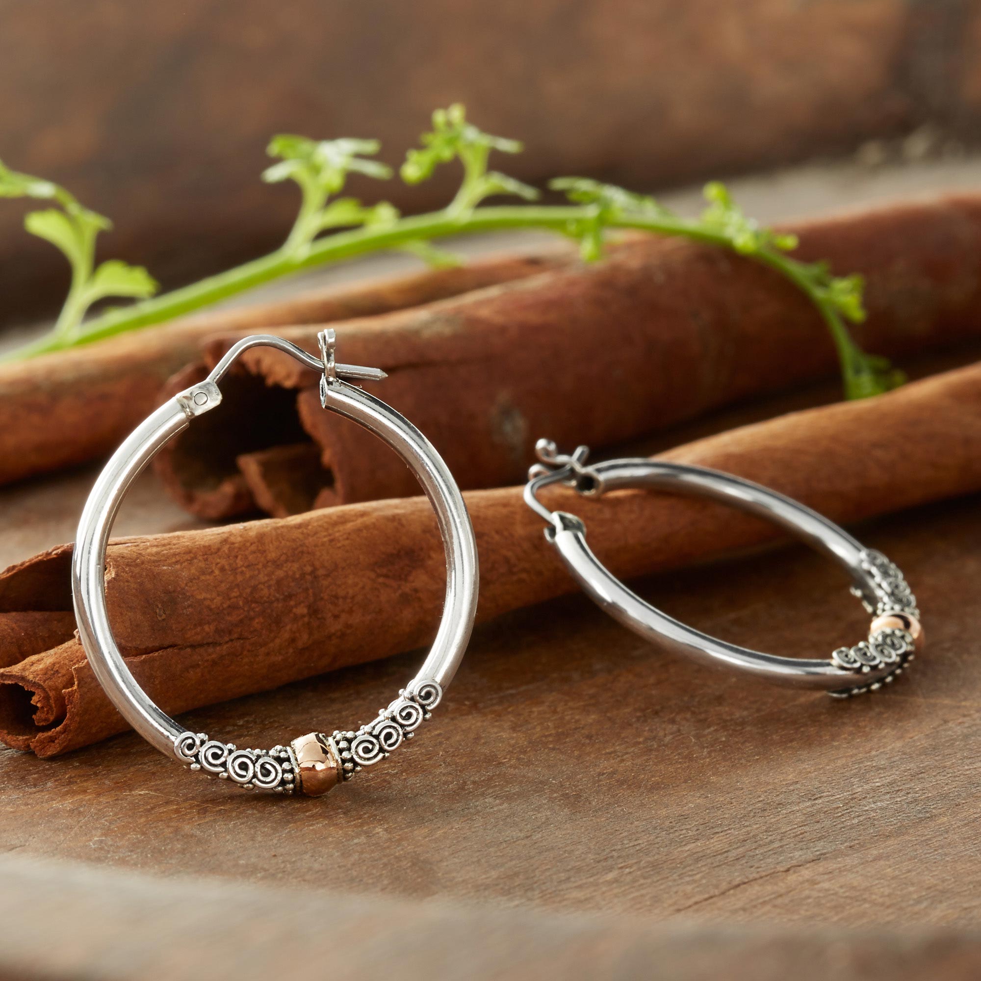 Premium Cloud Kissed Moon Hoop Earrings - Handcrafted Elegance