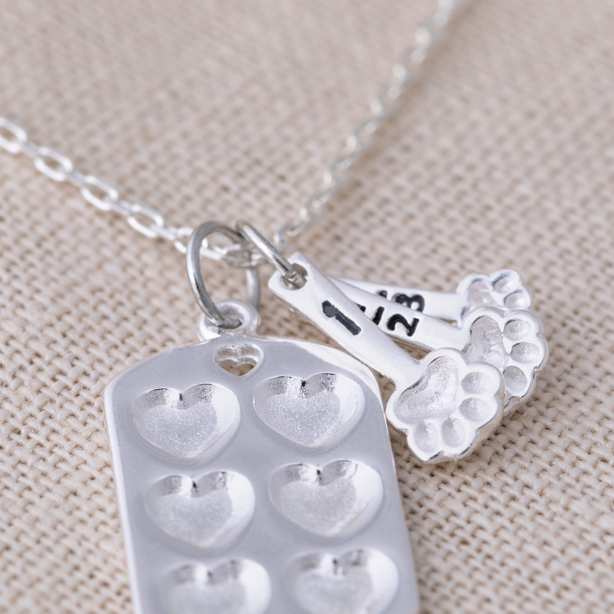 Premium Baked with Pawsitive Love Necklace - Ultimate Pet Lover's Accessory