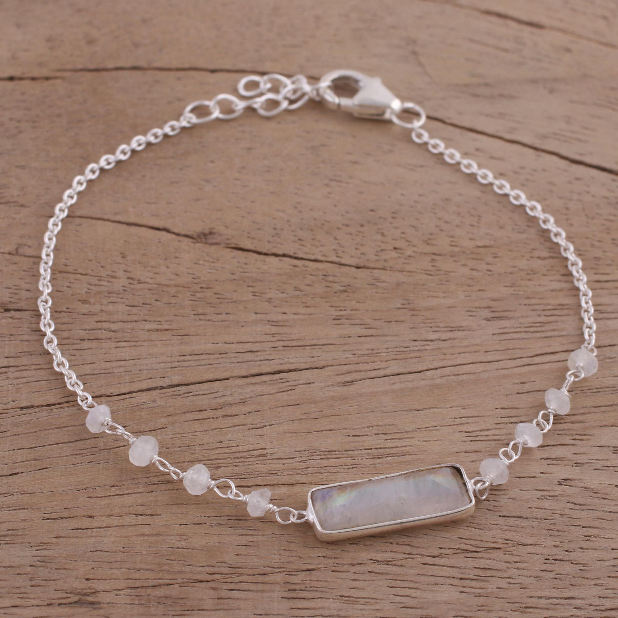 Premium Magical Prism Moonstone Bracelet - Handcrafted Elegance