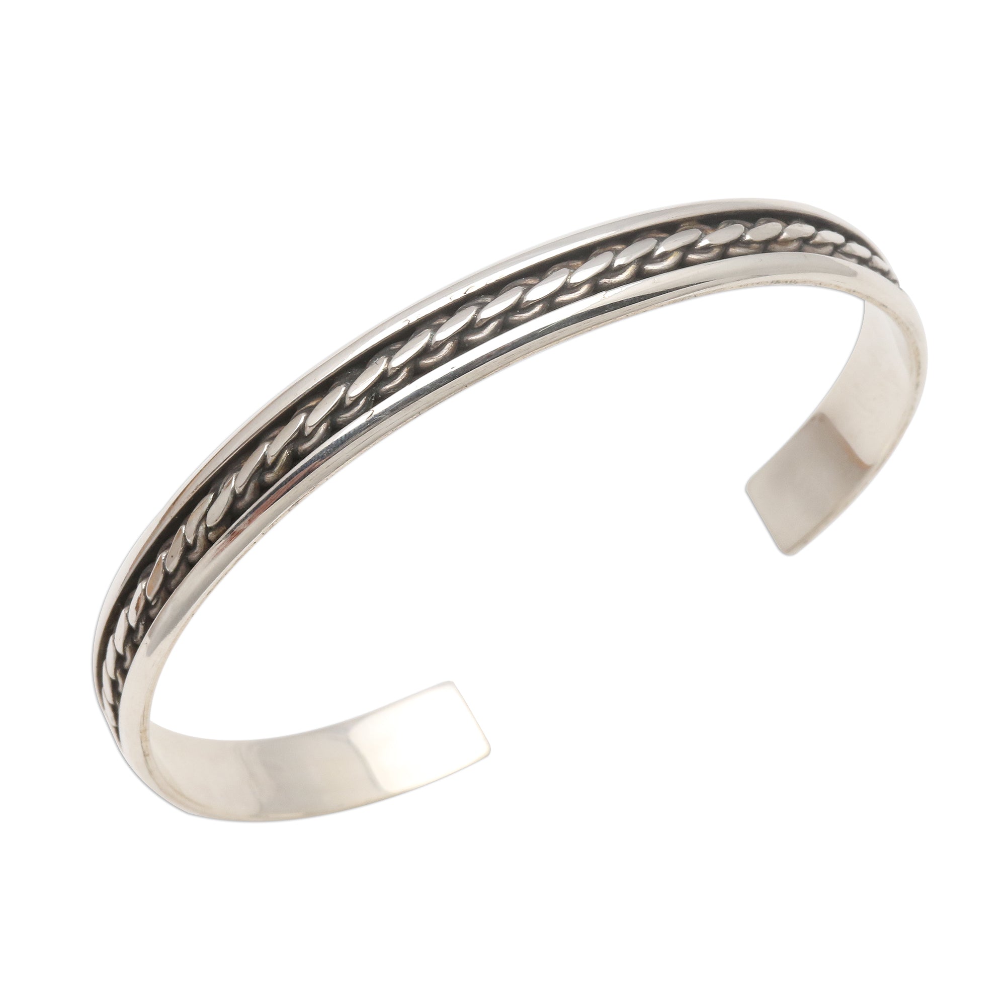 Premium Handcrafted Sterling Silver Cuff Bracelet - Measure by Measure