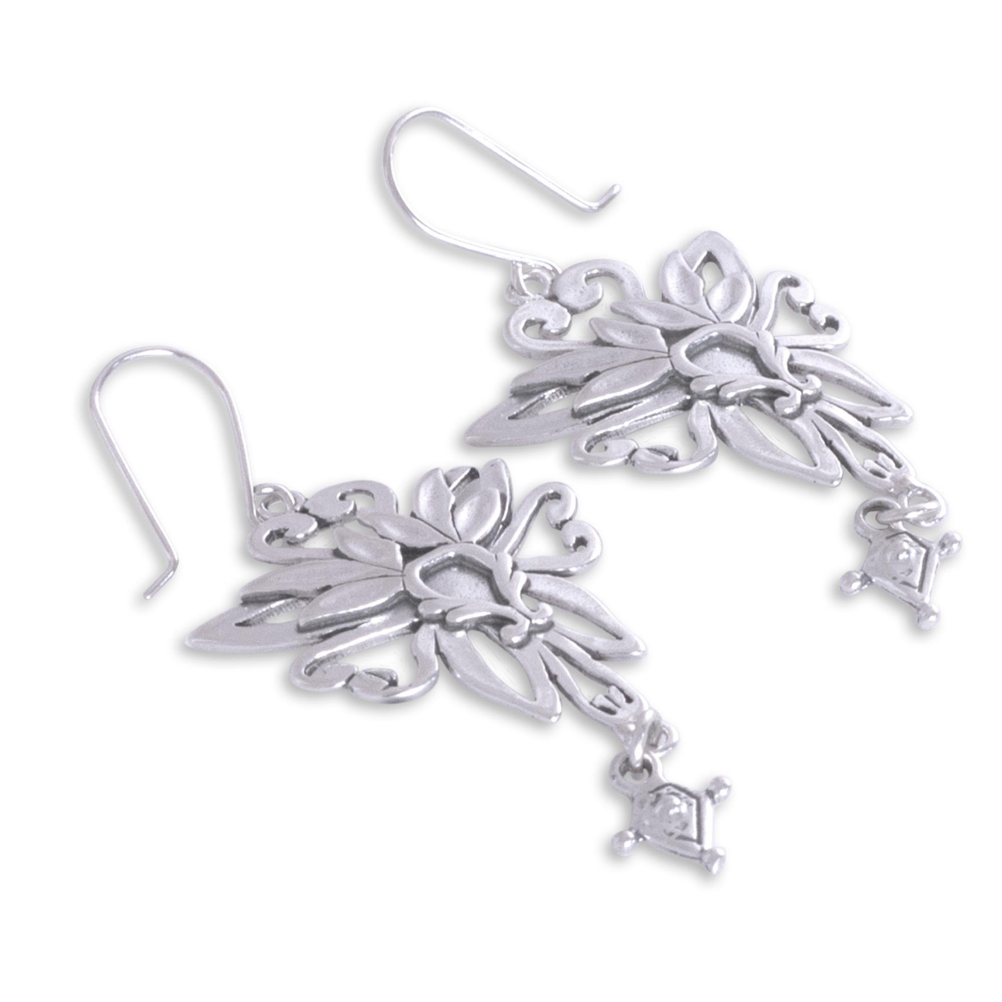 Premium Sterling Silver Fairy Earrings - Handcrafted Elegance