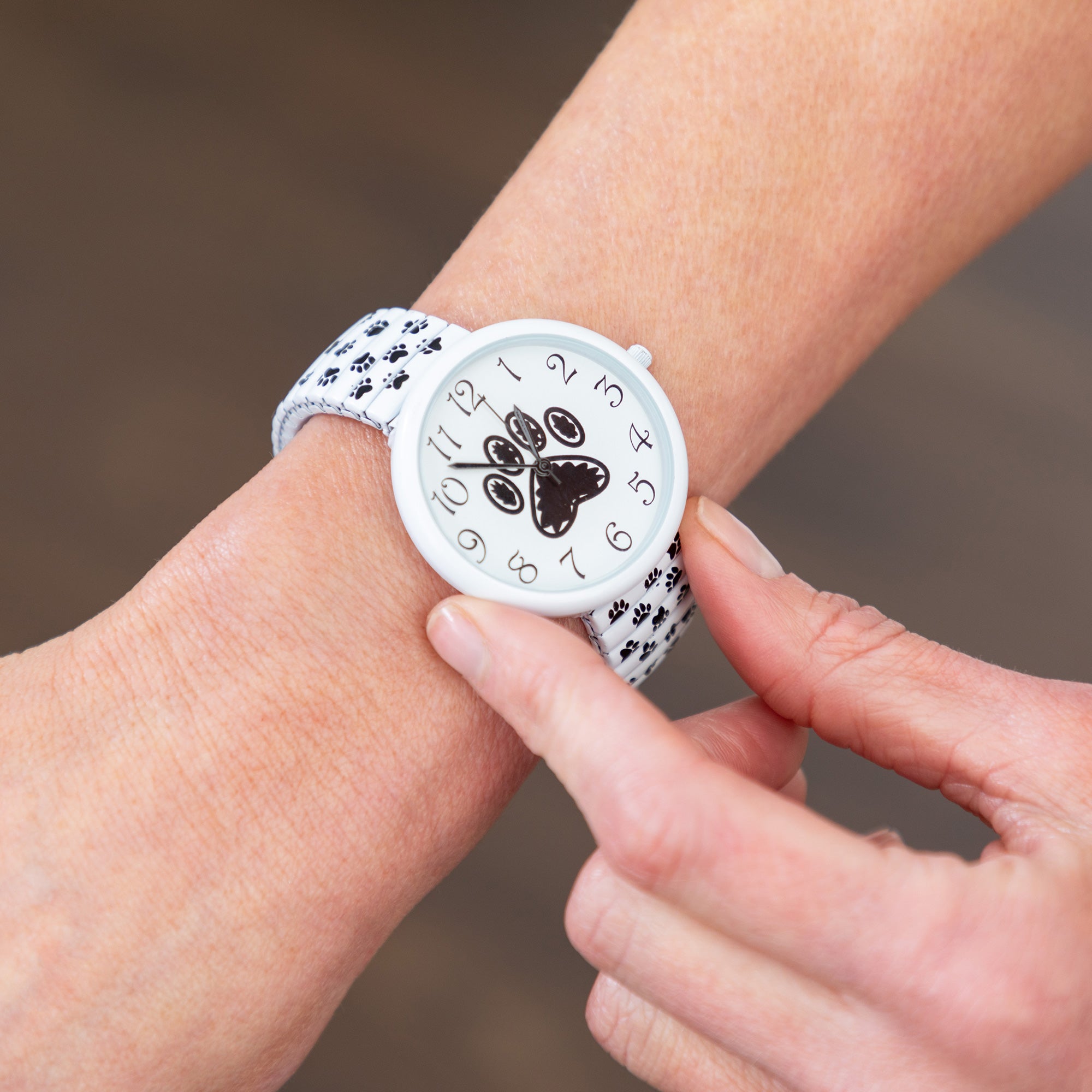 Premium Paw Print Stretch Watch