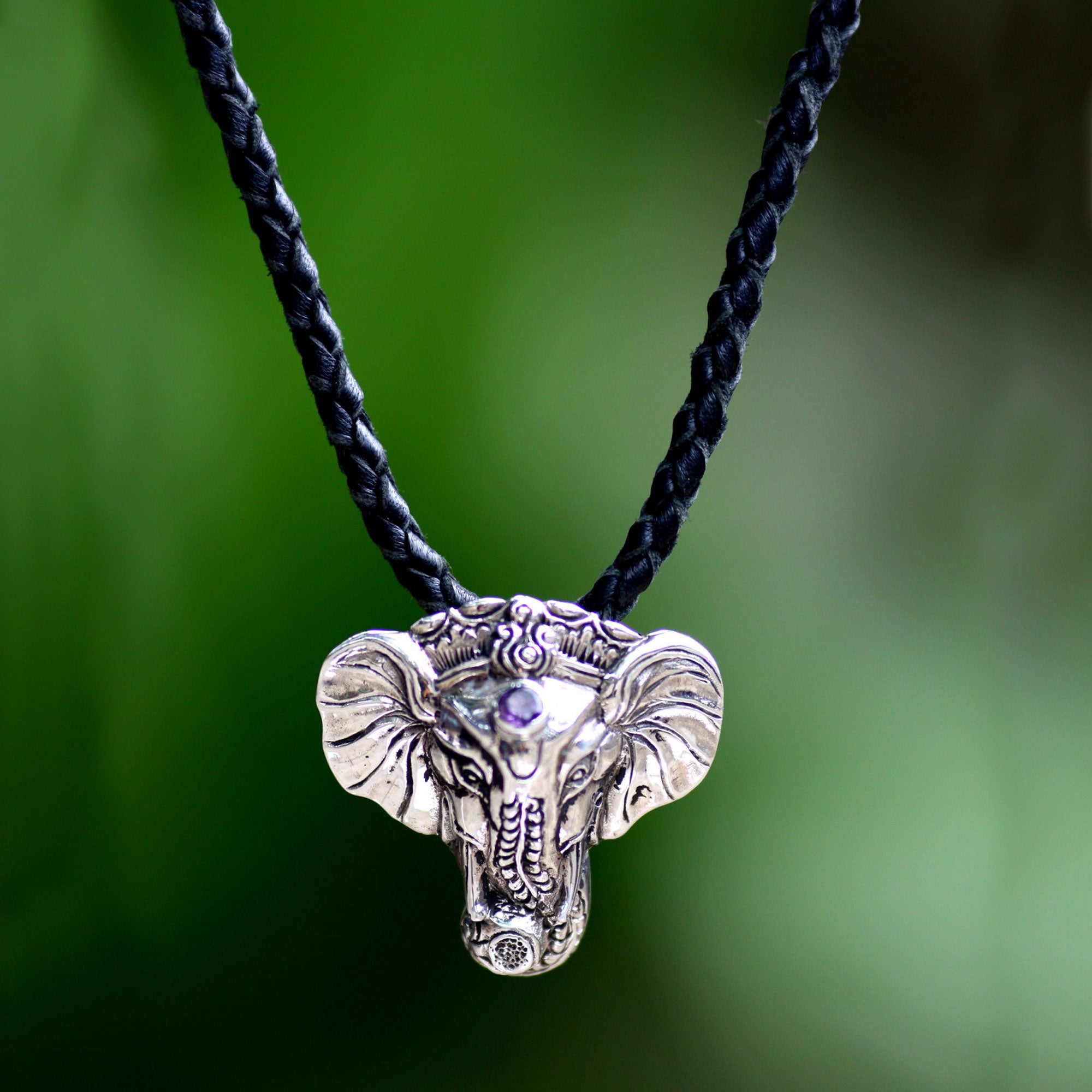 Premium Ganesha Leather Necklace for Men - Ultimate Spiritual Style