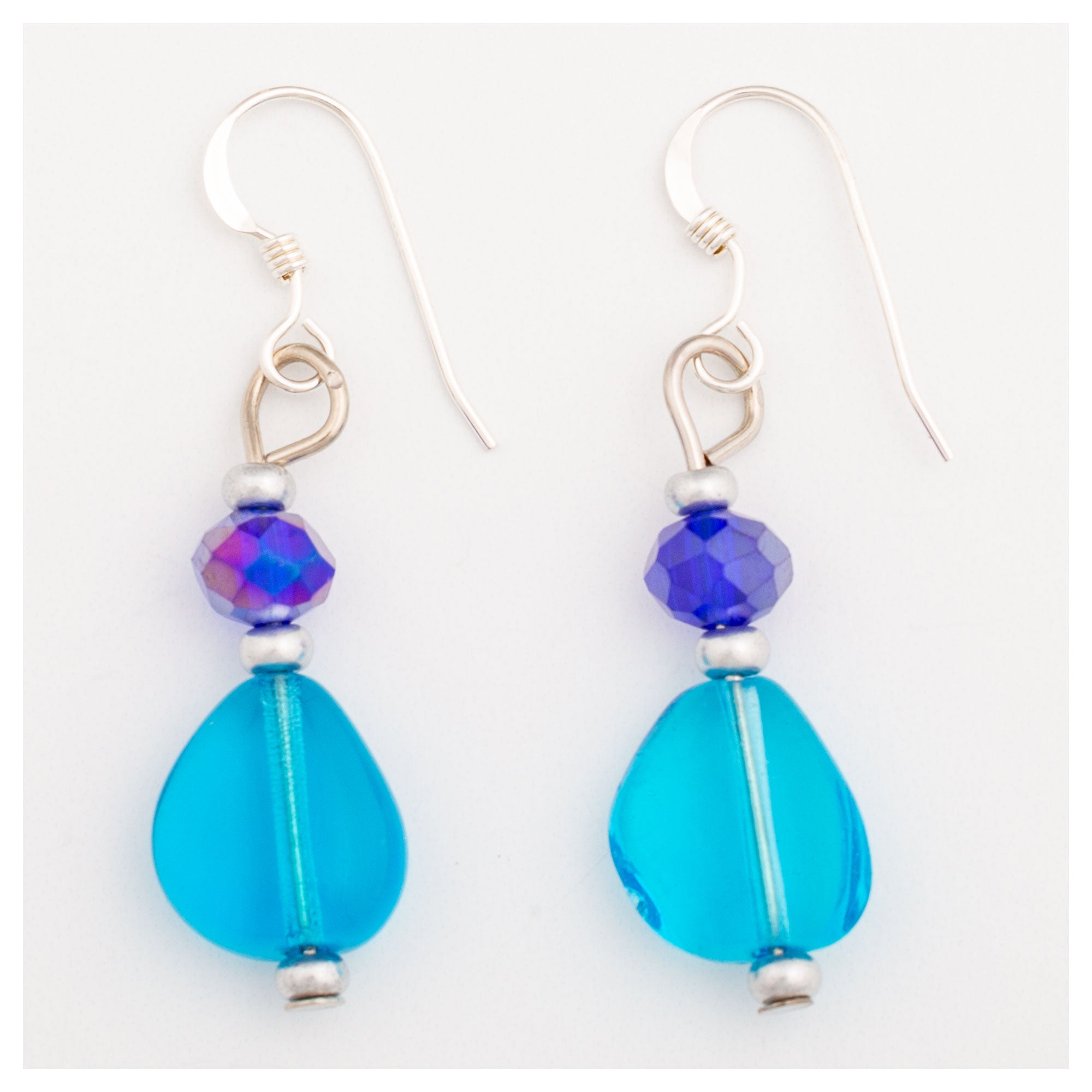 Premium Bohemian Teardrop Glass Bead Earrings