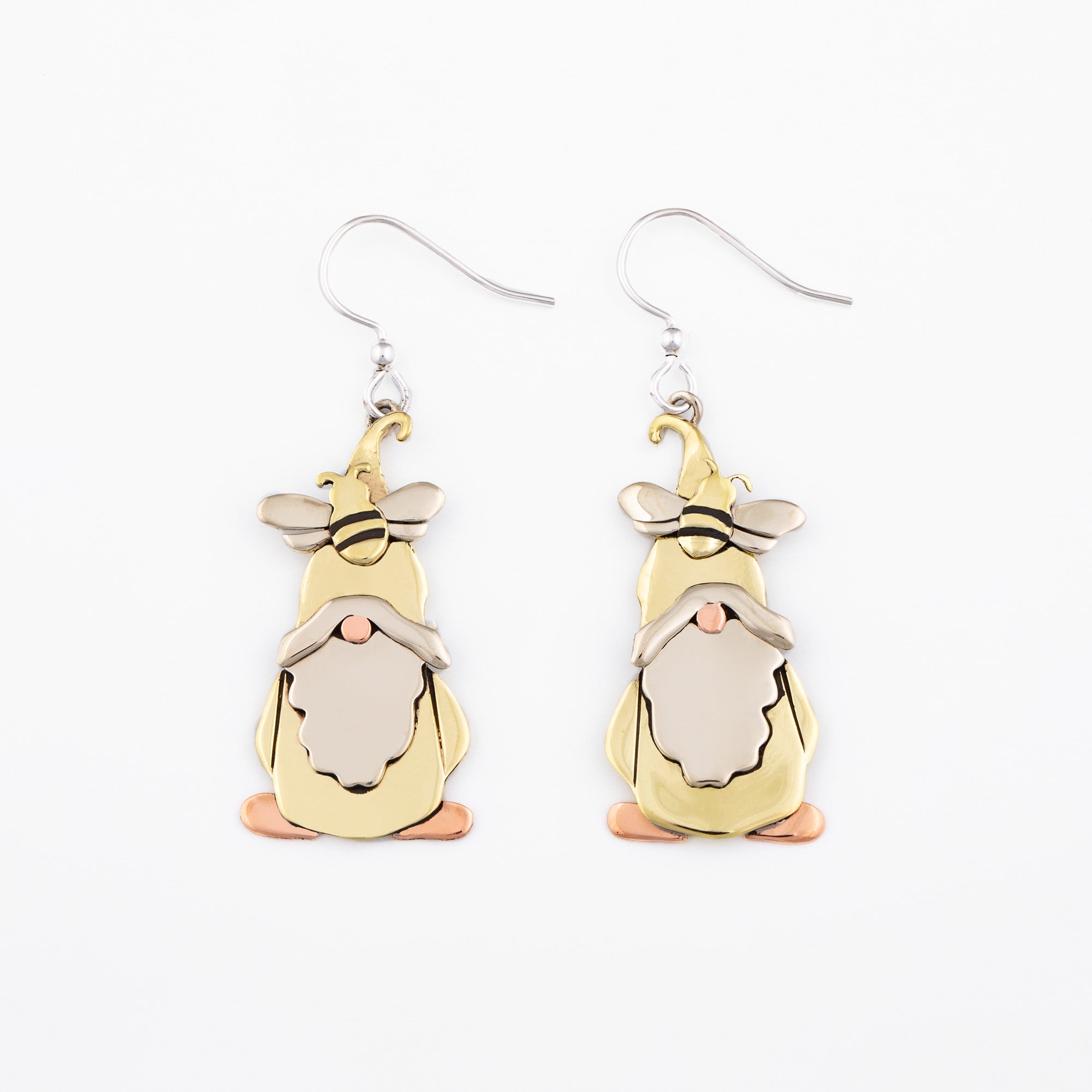 Premium Springtime Gnome Earrings | Fair Trade Whimsical Accessory