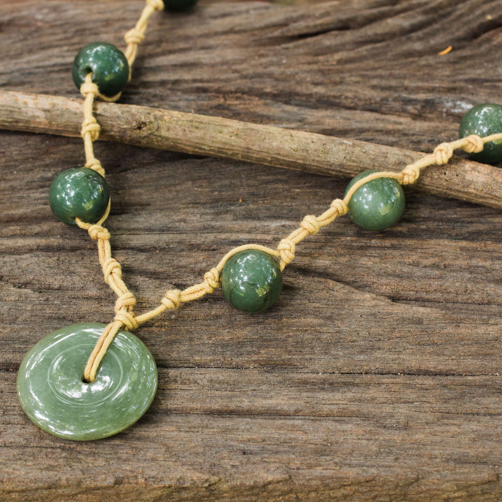 Premium Natural Spirit Jade Necklace