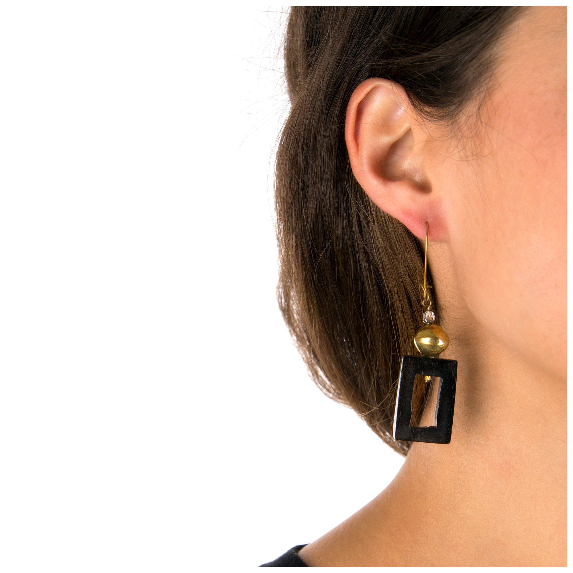 Premium Look Through Bone Earrings - Handcrafted Minimalist Design