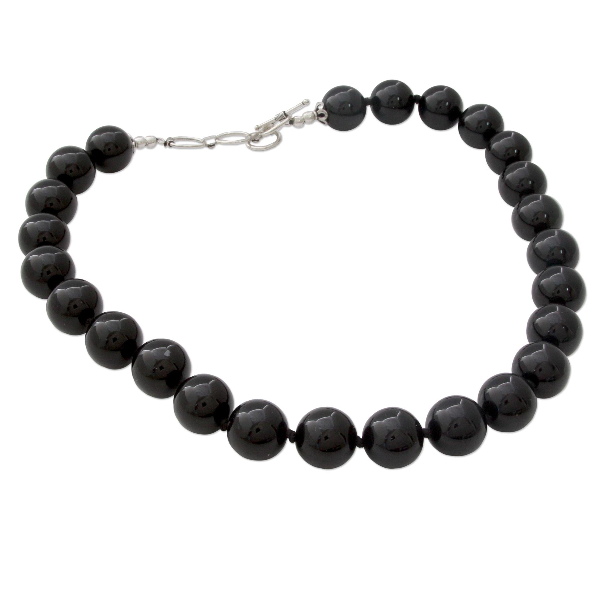 Premium Queen of Shadows Onyx Beaded Necklace