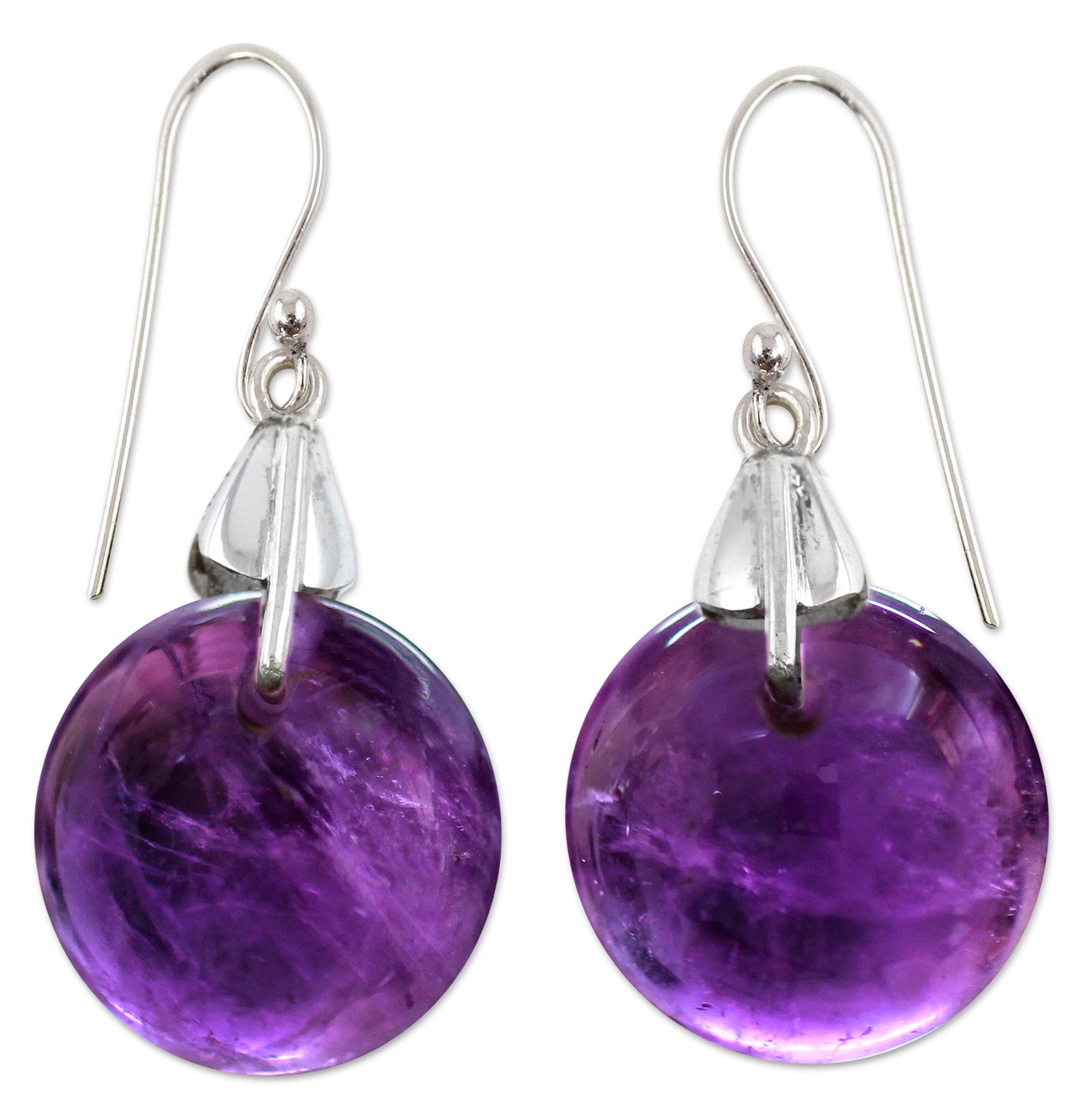 Premium Amethyst Elegance Earrings