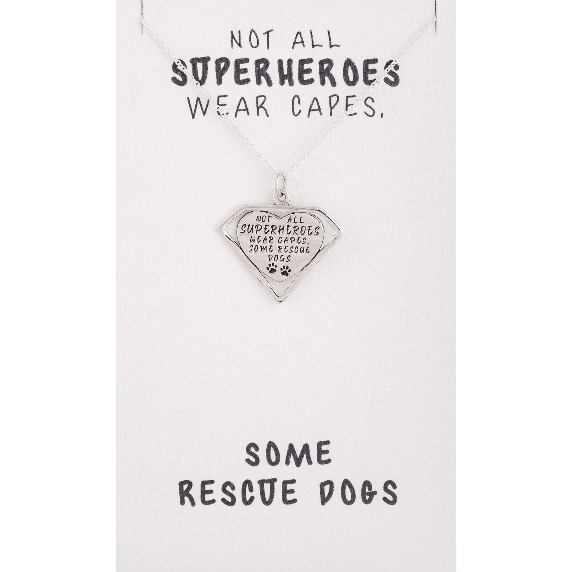 Premium Rescue Dogs Hero Necklace - Ultimate Tribute for Dog Rescuers