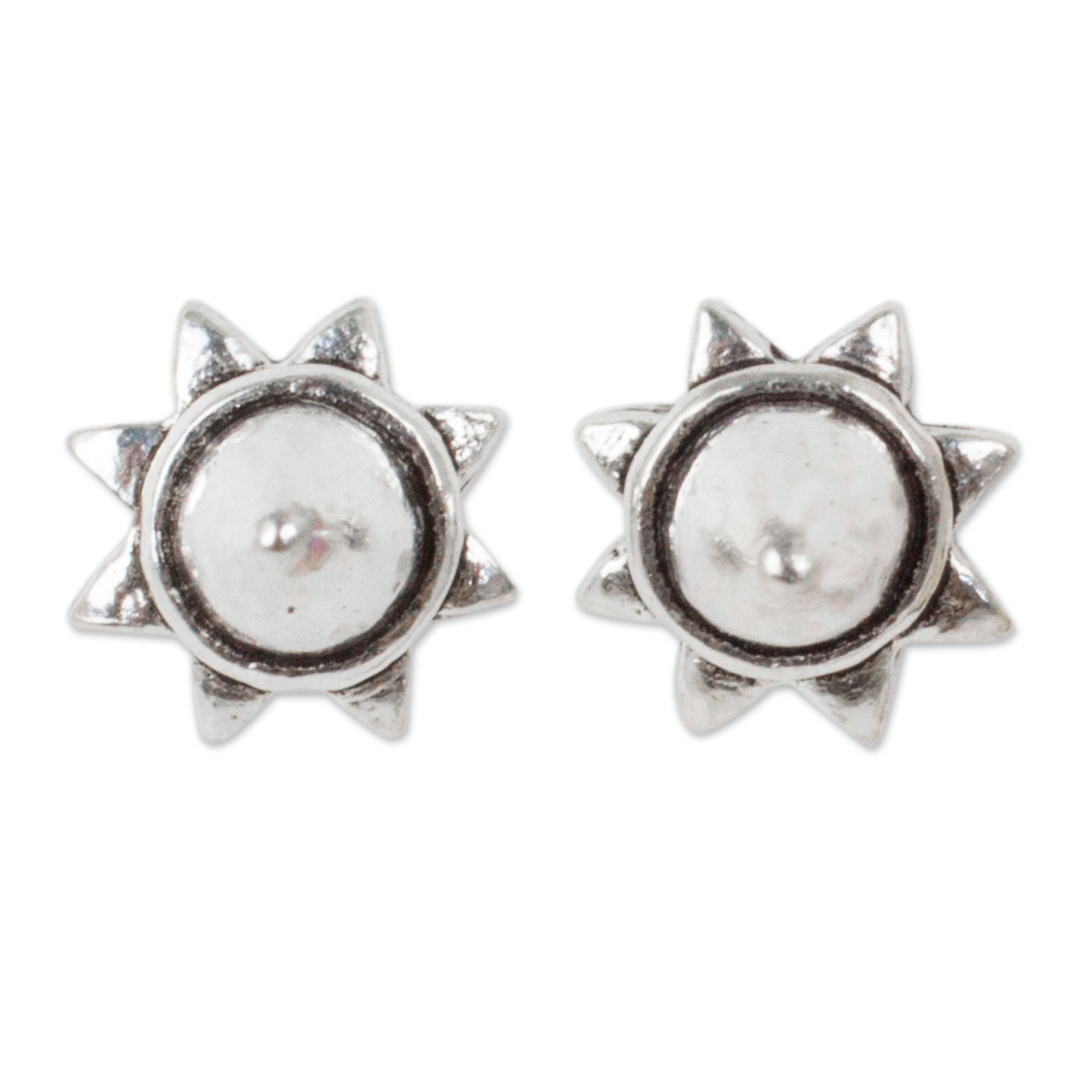 Premium Acorn Star Fair Trade Sterling Silver Stud Earrings