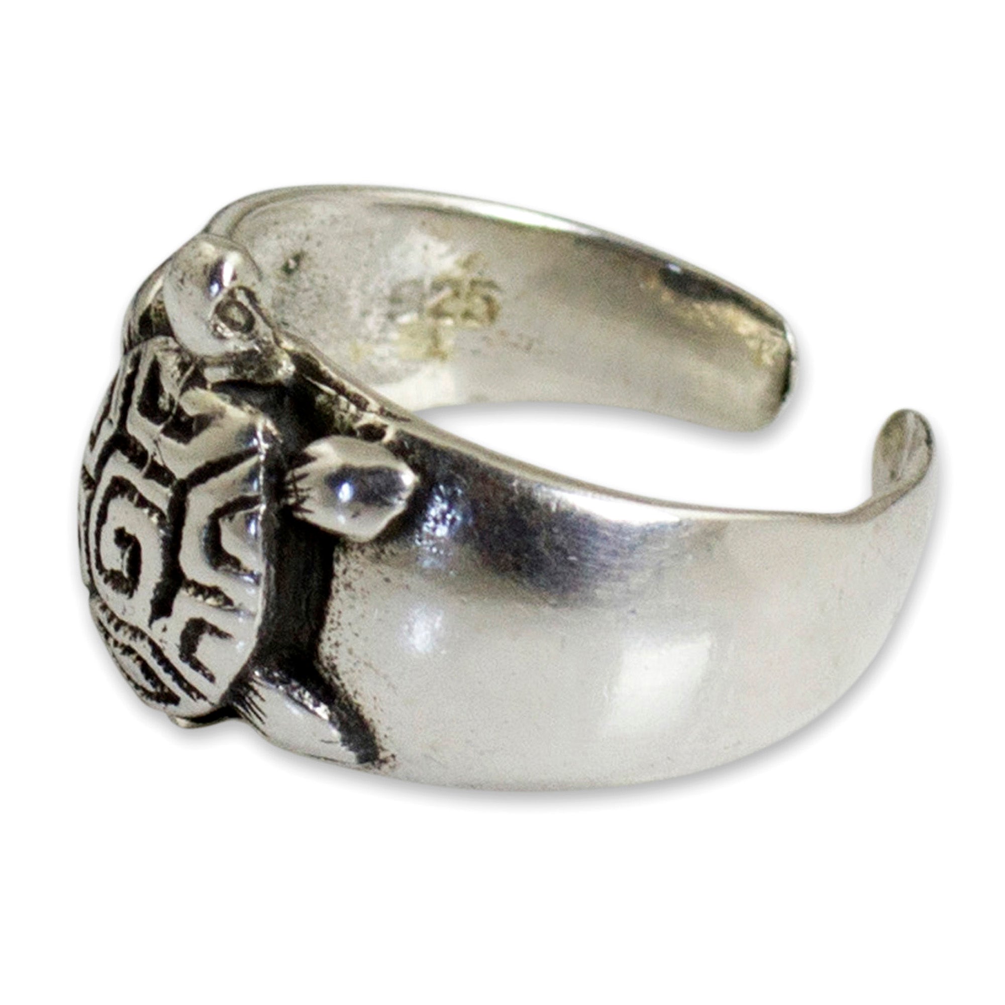 Premium Sterling Silver Sea Turtle Toe Ring