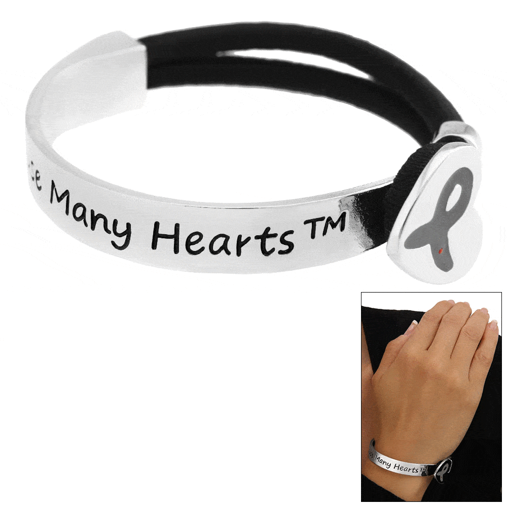 Premium Diabetes Awareness Bracelet - One Cause, Many Hearts