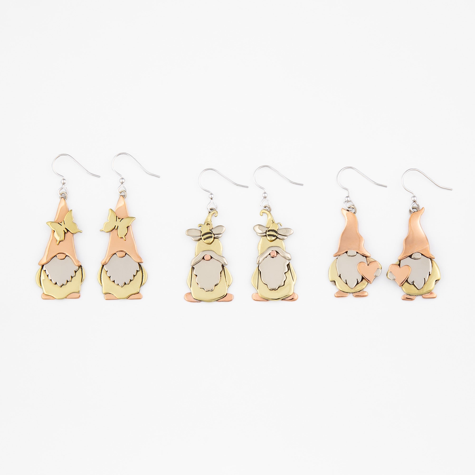 Premium Springtime Gnome Earrings | Fair Trade Whimsical Accessory