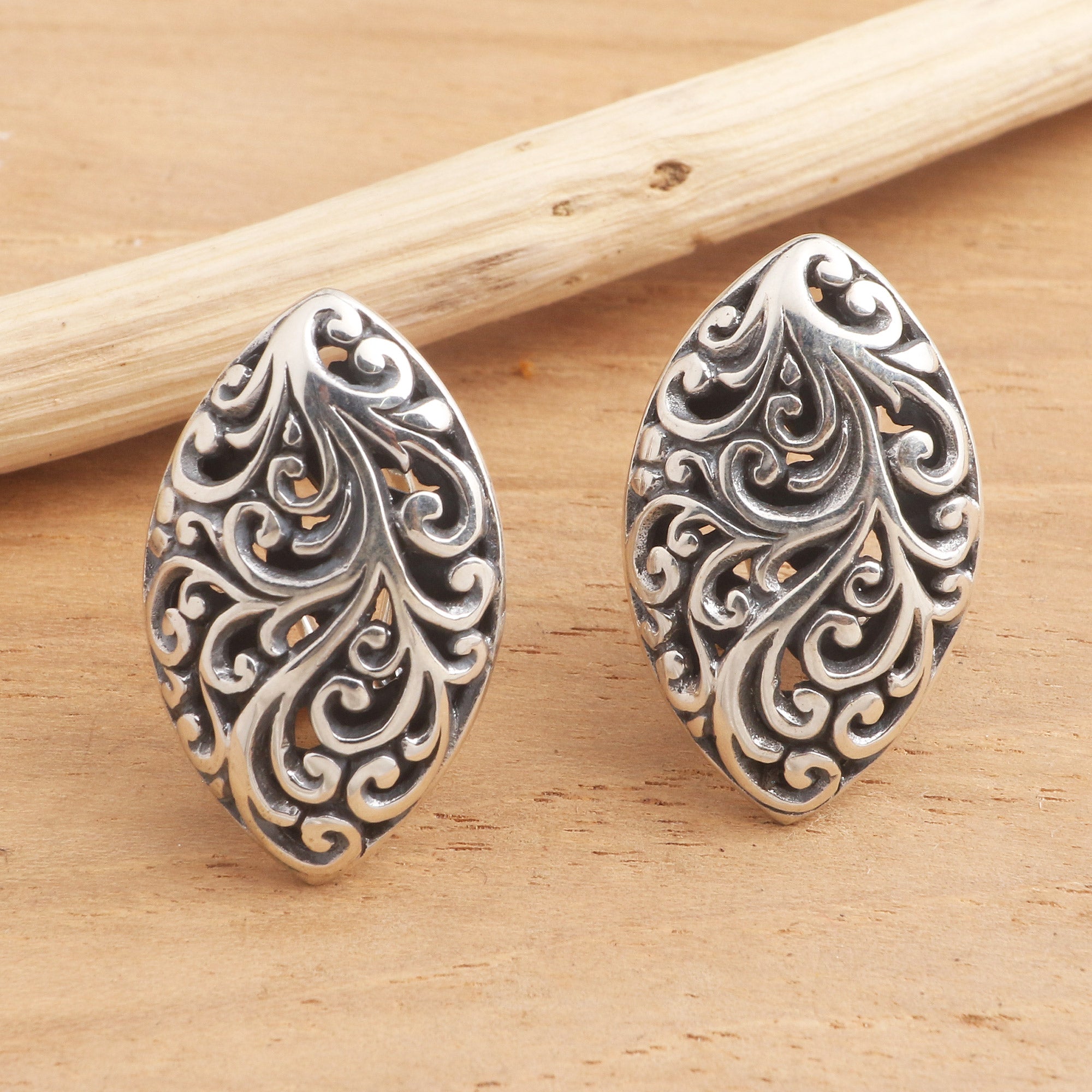 Premium Celuk Delight Artisan Silver Drop Earrings – Handcrafted Elegance