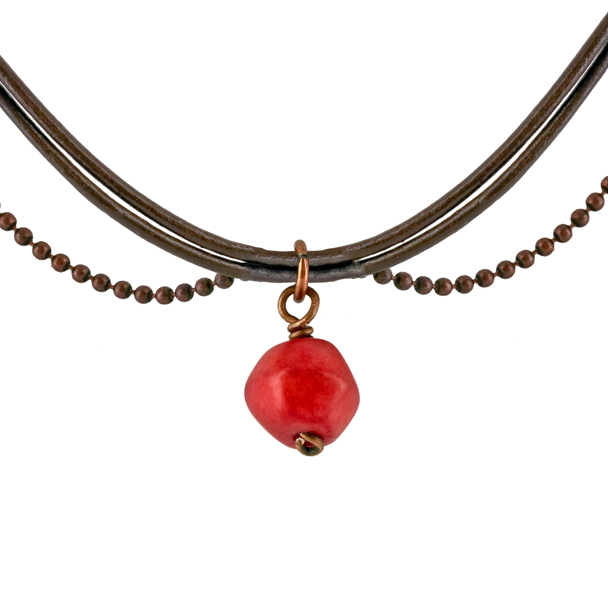 Premium Magdalena Faceted Tagua Necklace - Handcrafted Colombian Jewelry