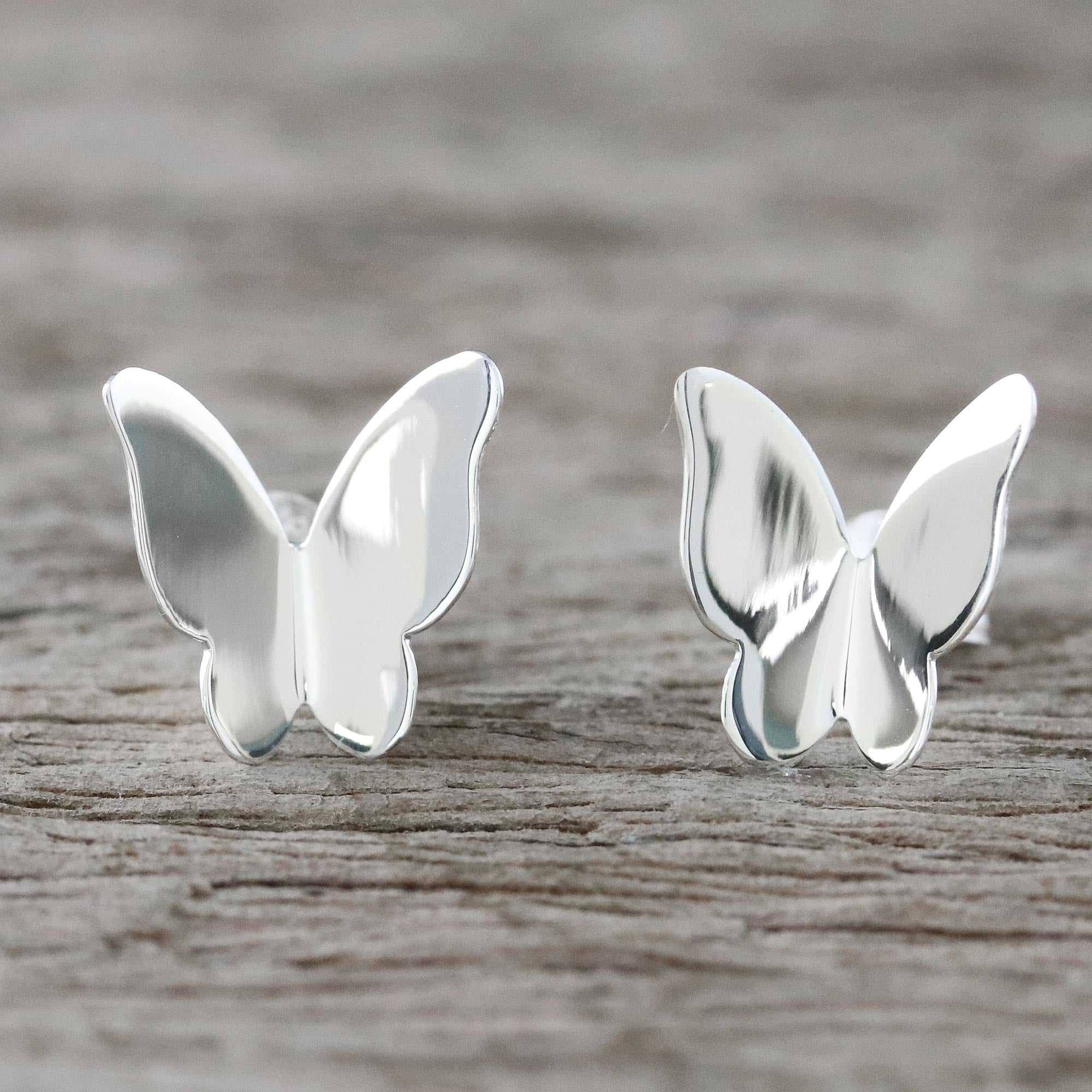 Premium Handmade Sterling Silver Butterfly Earrings by Lalana – Ultimate Elegance from Thailand