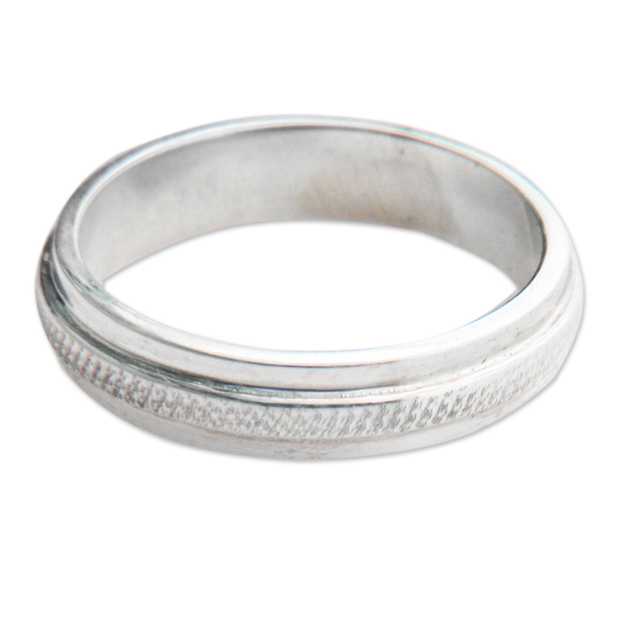 Premium Handcrafted Fair Trade Sterling Silver Band Ring by Nyoman Rena