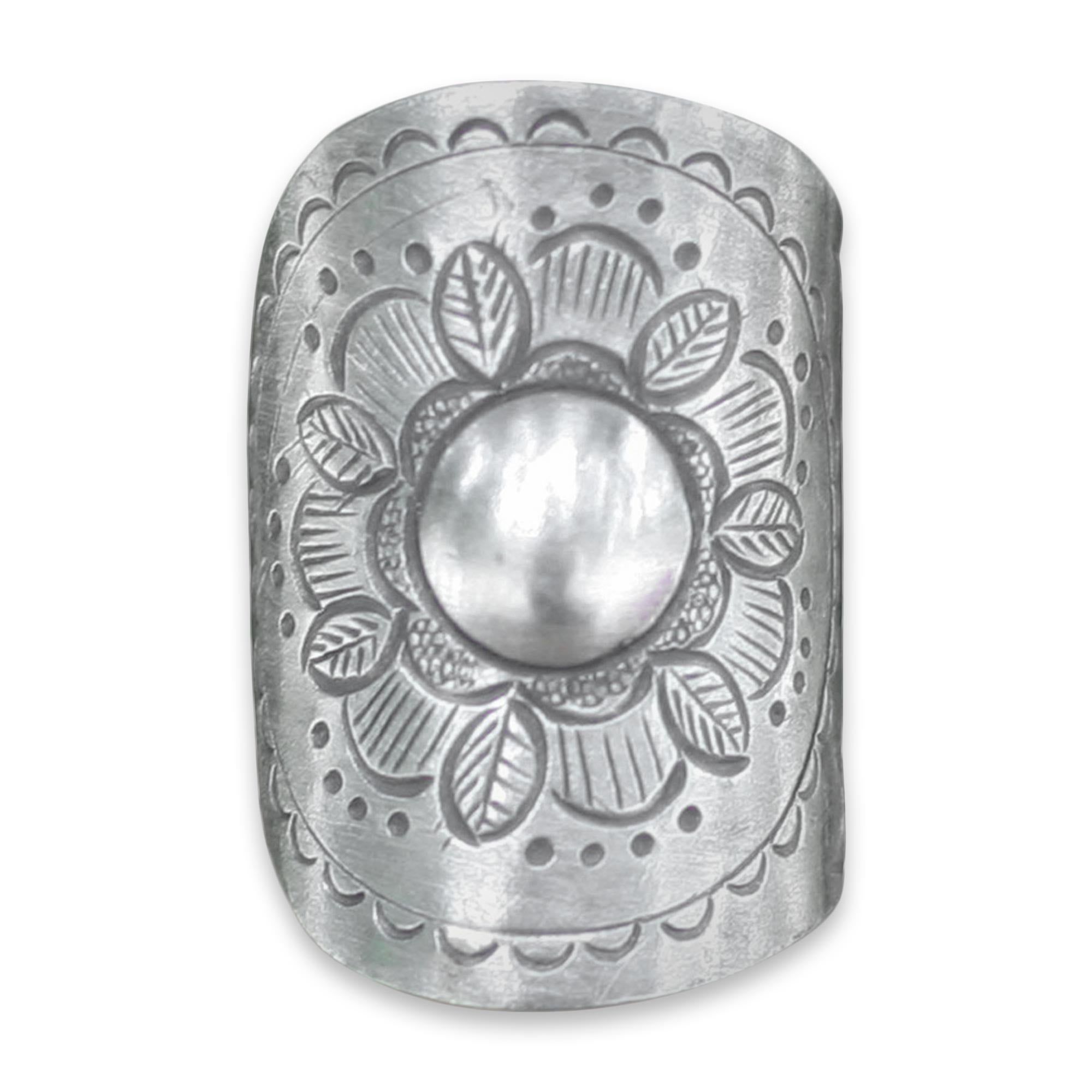 Premium Majestic Sunflower Sterling Silver Wrap Ring