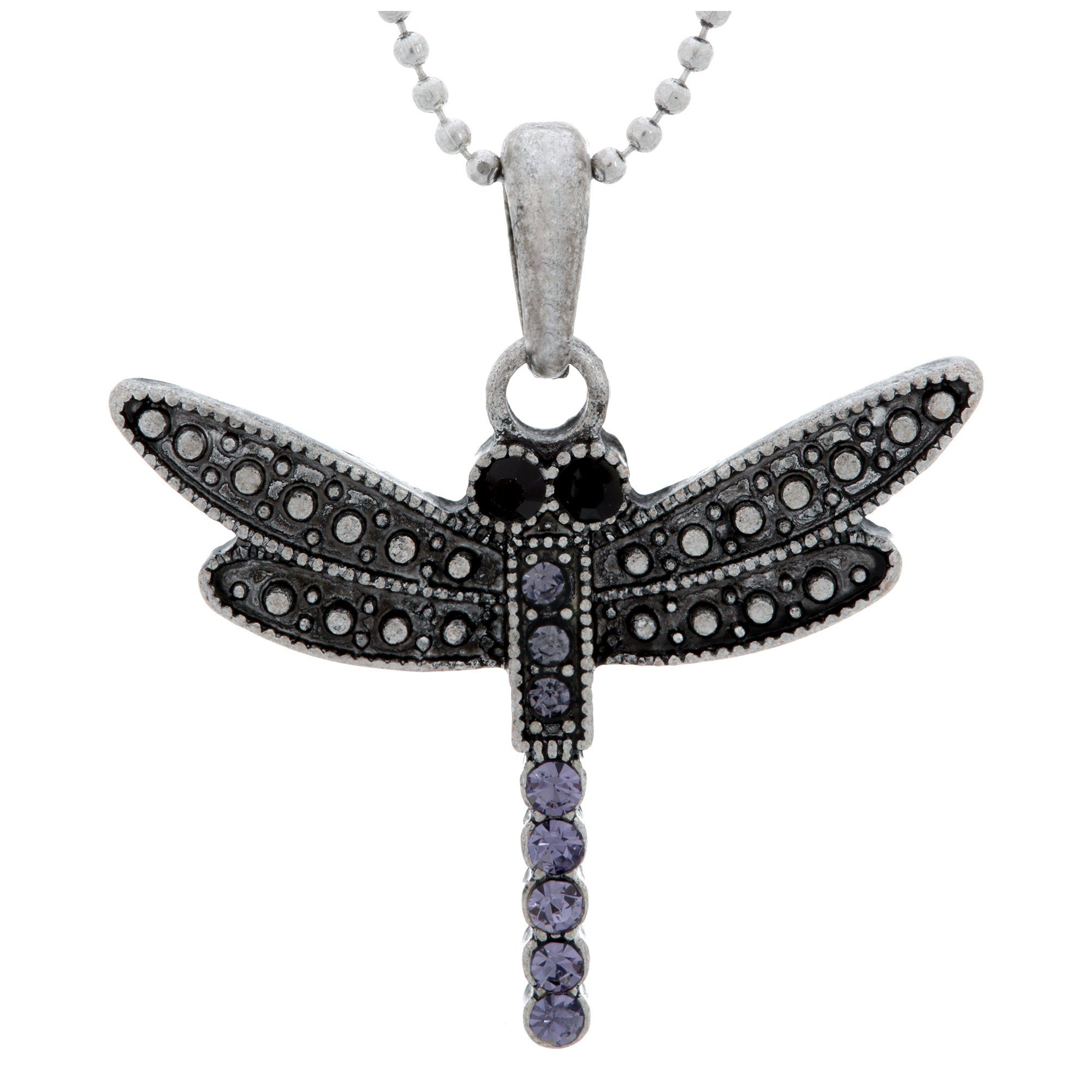 Premium Dragonfly Pendant Necklace - Colors of Life