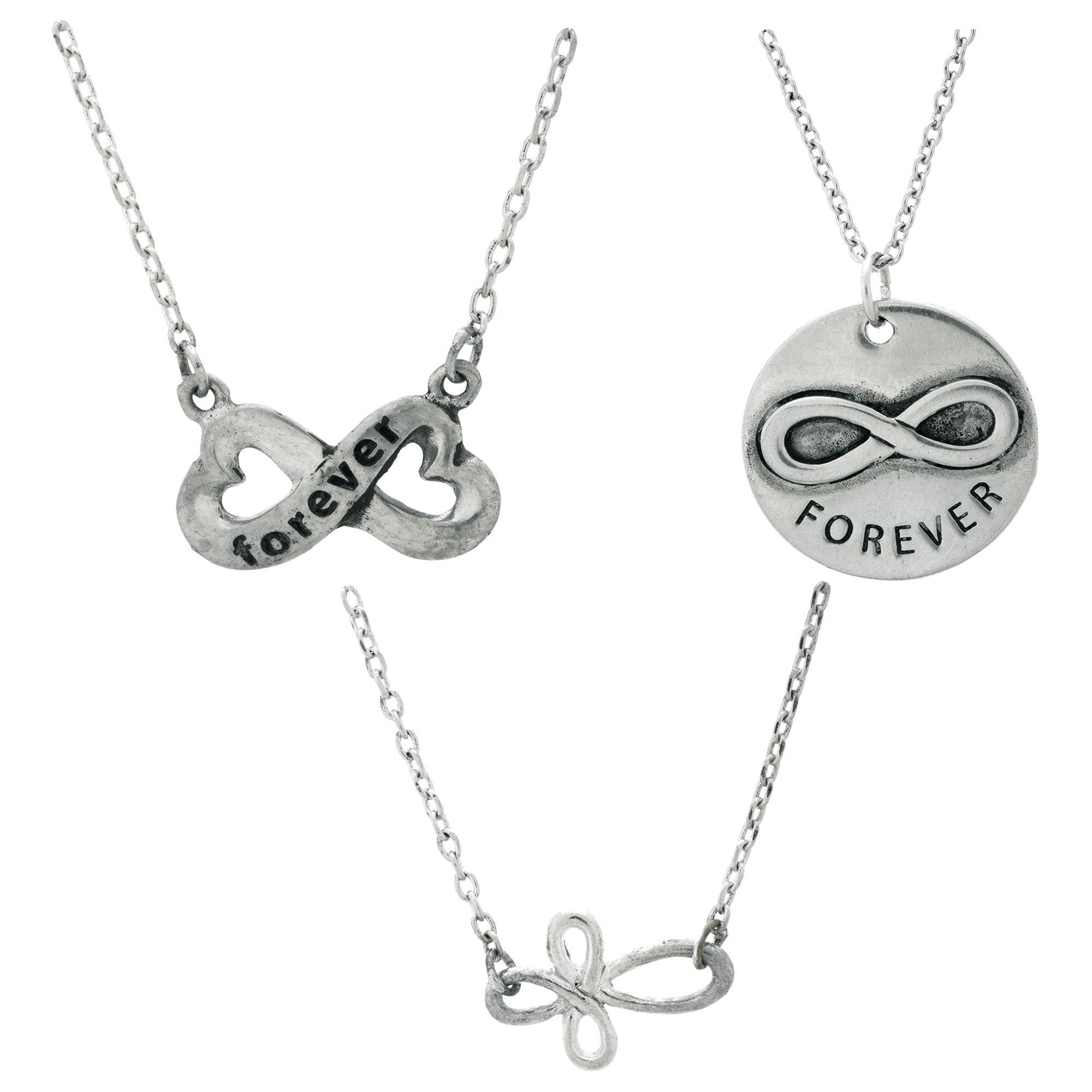 Premium Infinite Love Pewter Necklace - Ultimate Heartfelt Gift