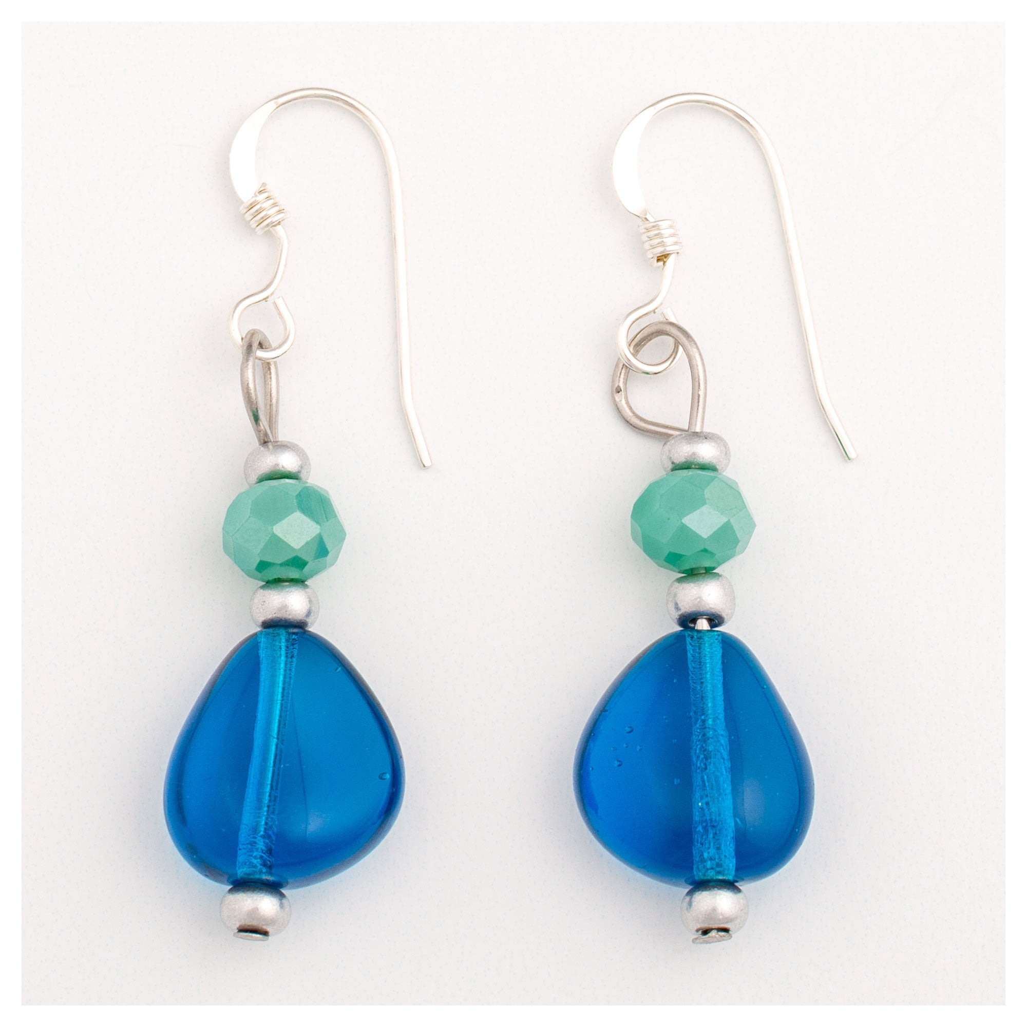 Premium Bohemian Teardrop Glass Bead Earrings