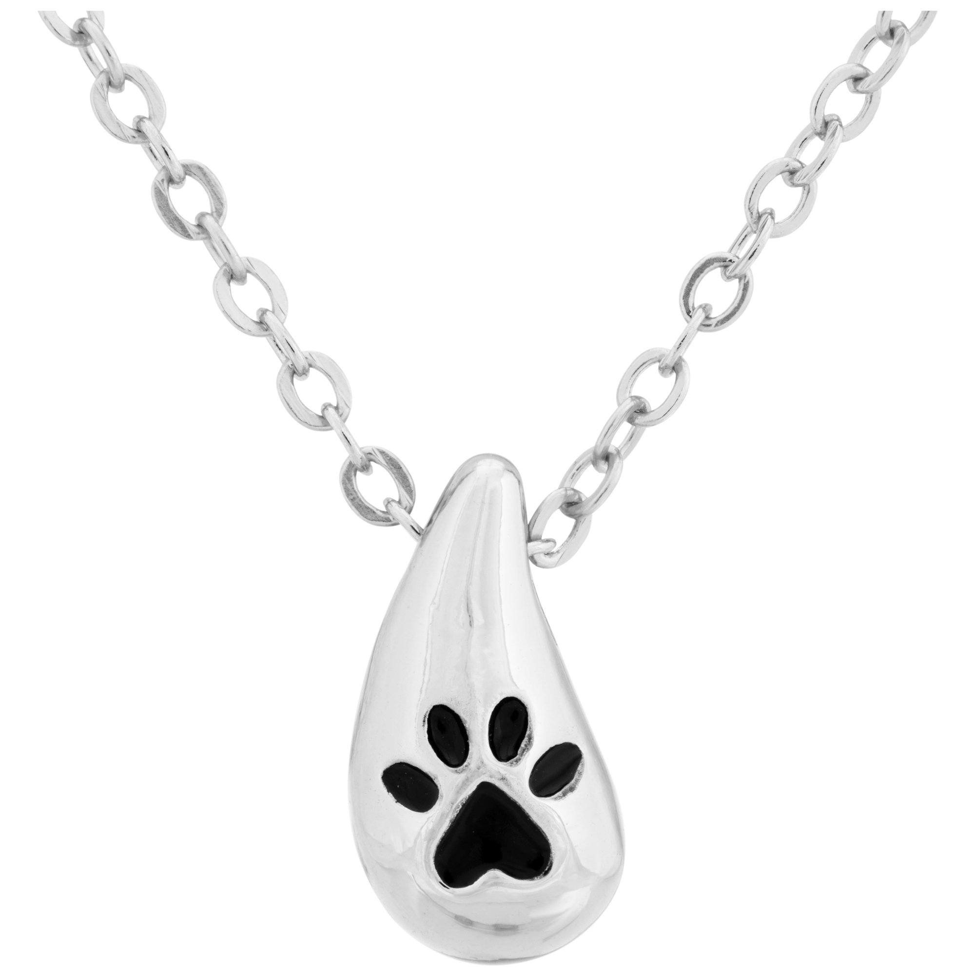 Premium Always With Me Paw Teardrop Memorial Necklace