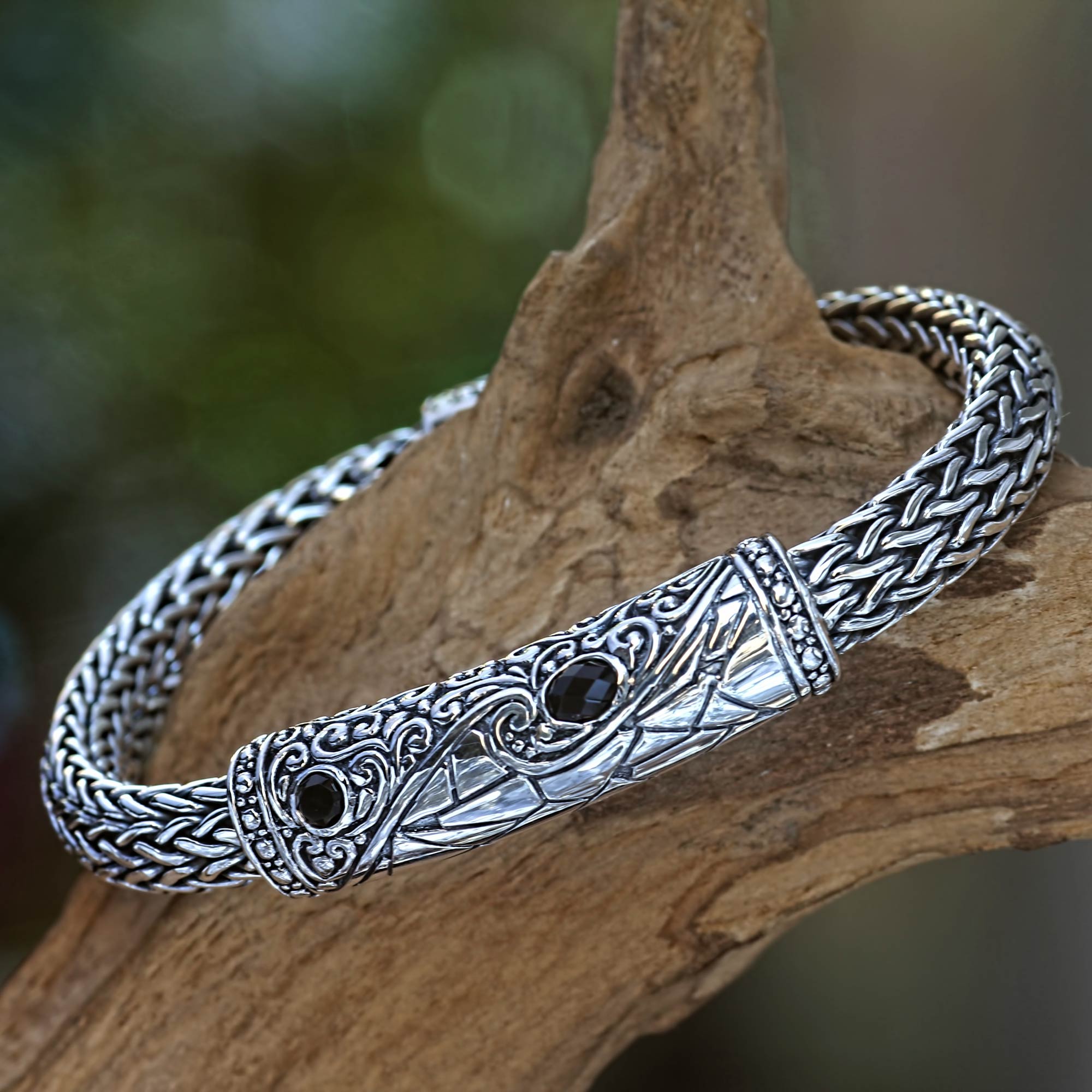 Premium Dragon Men's Sterling Silver Bracelet - Ultimate Style Statement