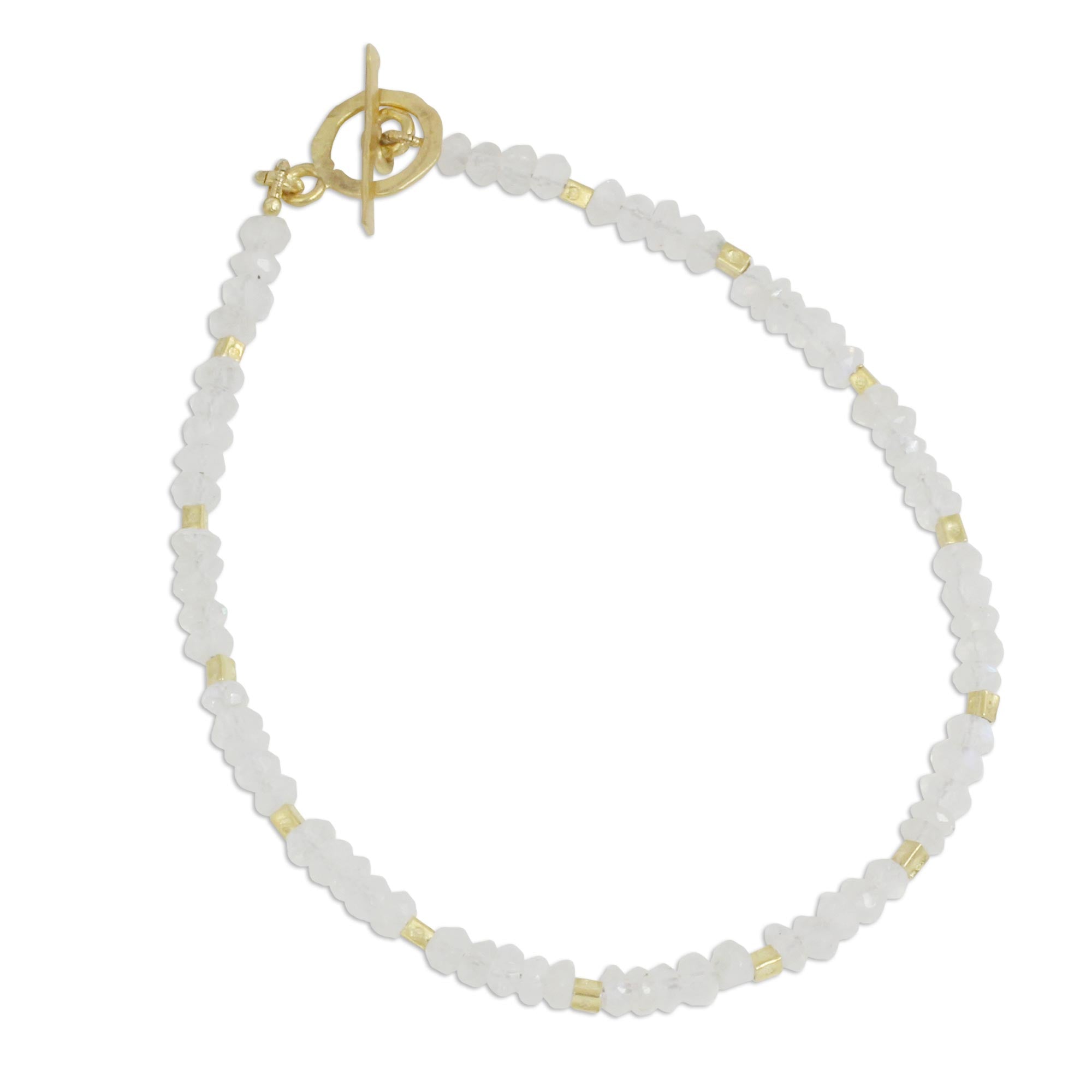 Premium Thai Fair Trade Rainbow Moonstone Bracelet – Ultimate Elegance