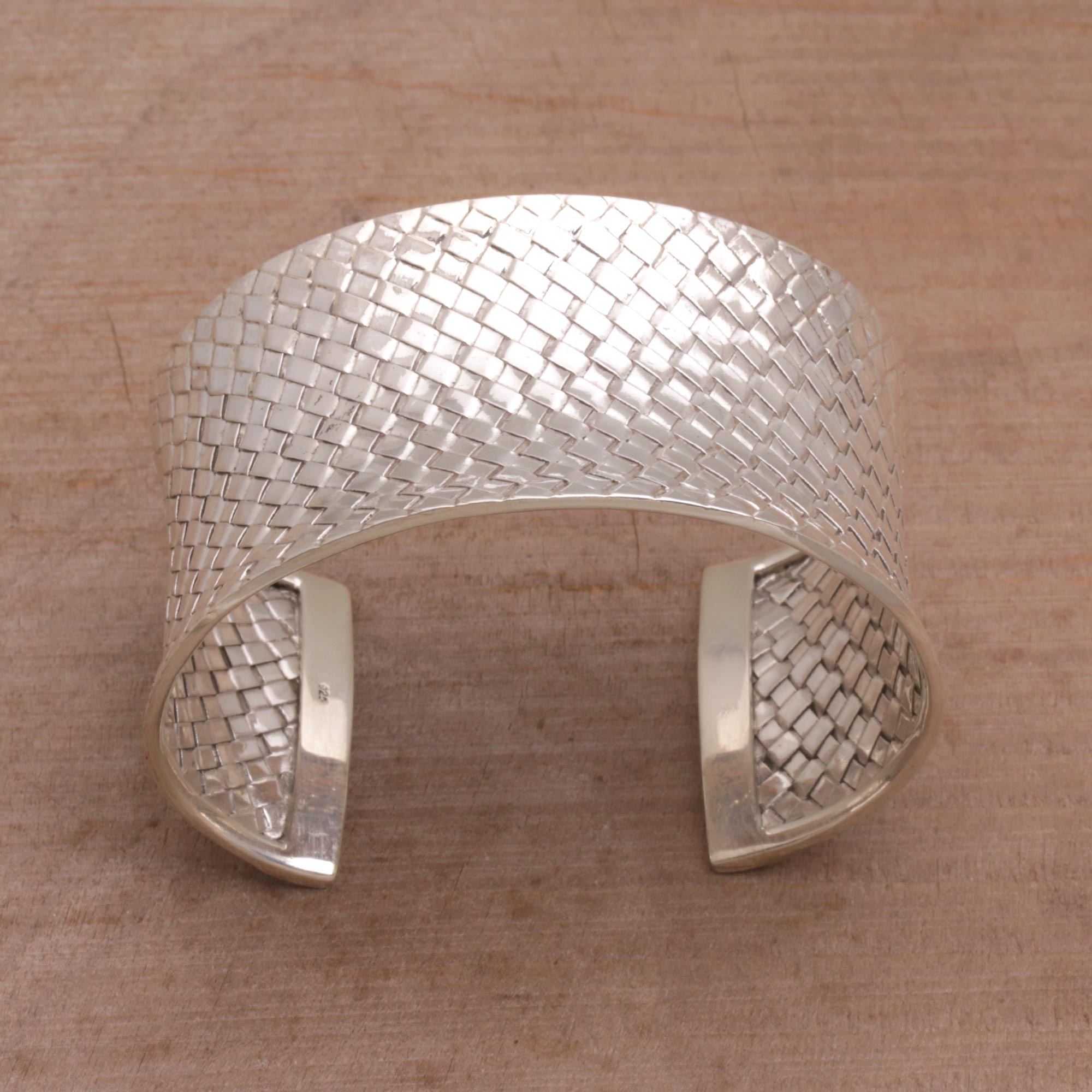 Ultimate Circle of Joy Sterling Silver Cuff Bracelet