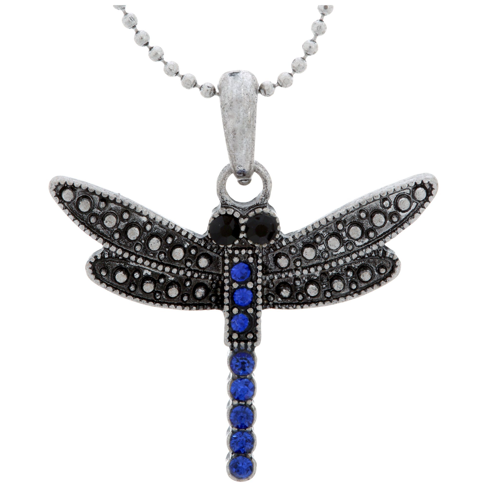 Premium Dragonfly Pendant Necklace - Colors of Life