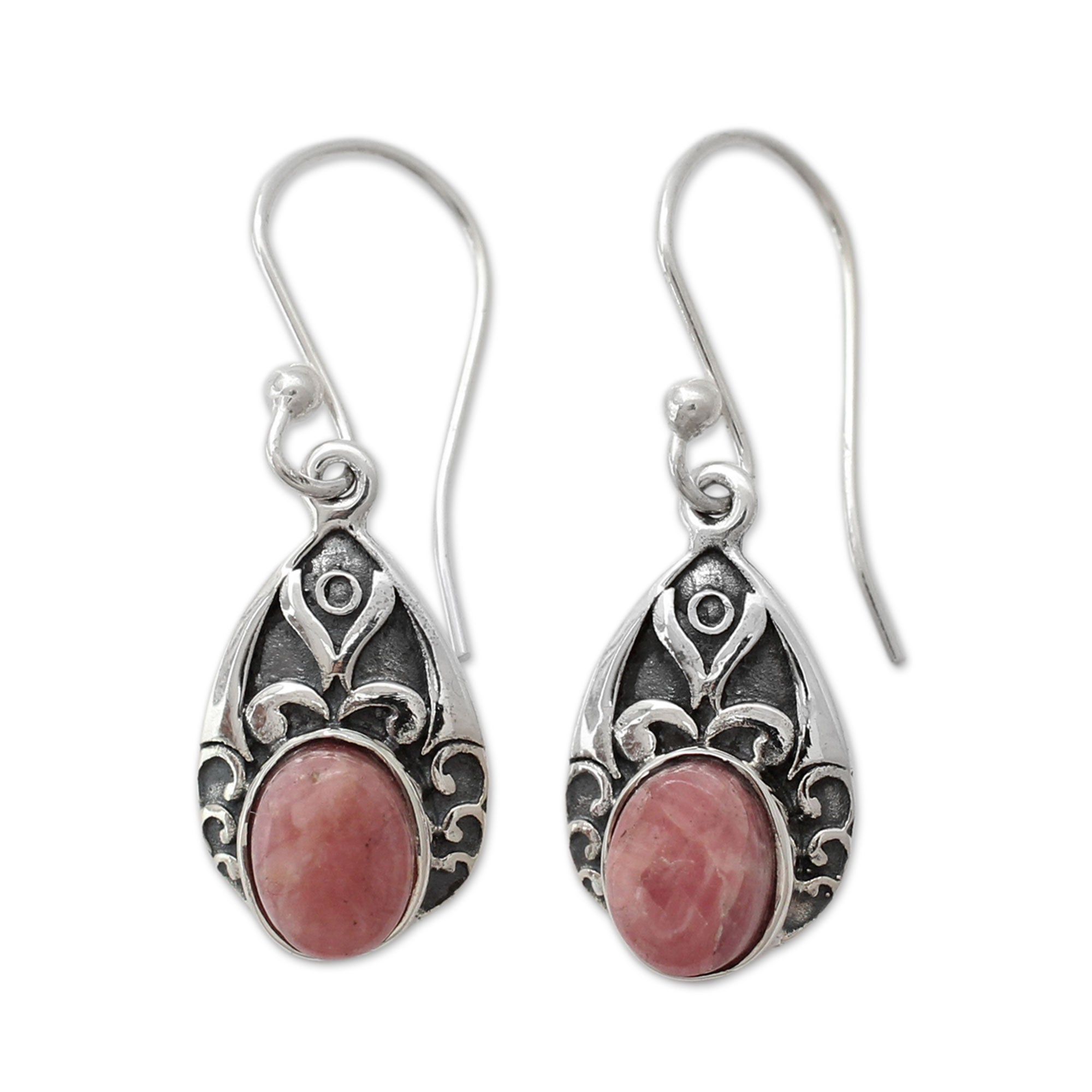 Premium Agra Princess Dangle Earrings - Handcrafted Sterling Silver