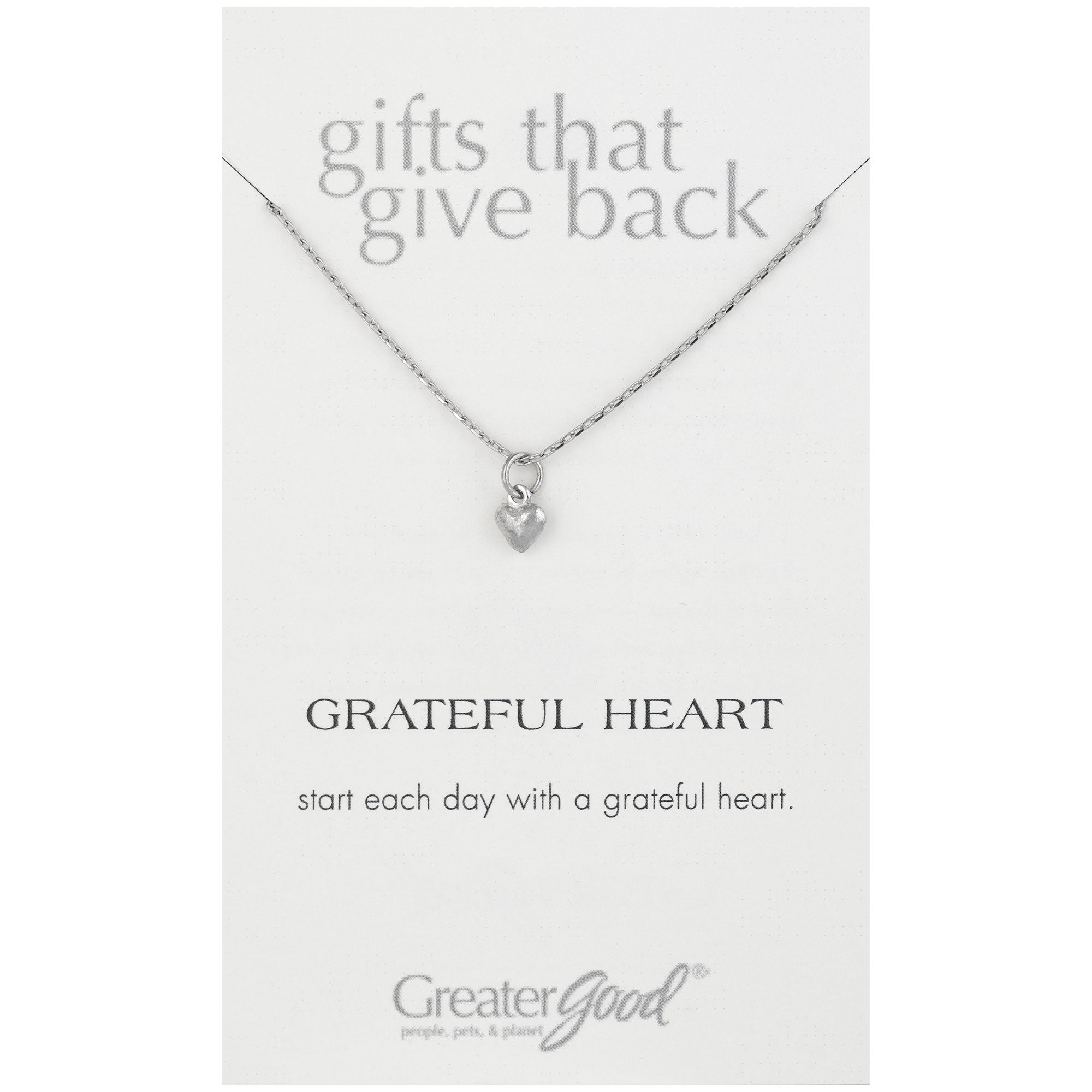 Premium Artisan Pewter Necklace - Grateful for the Journey