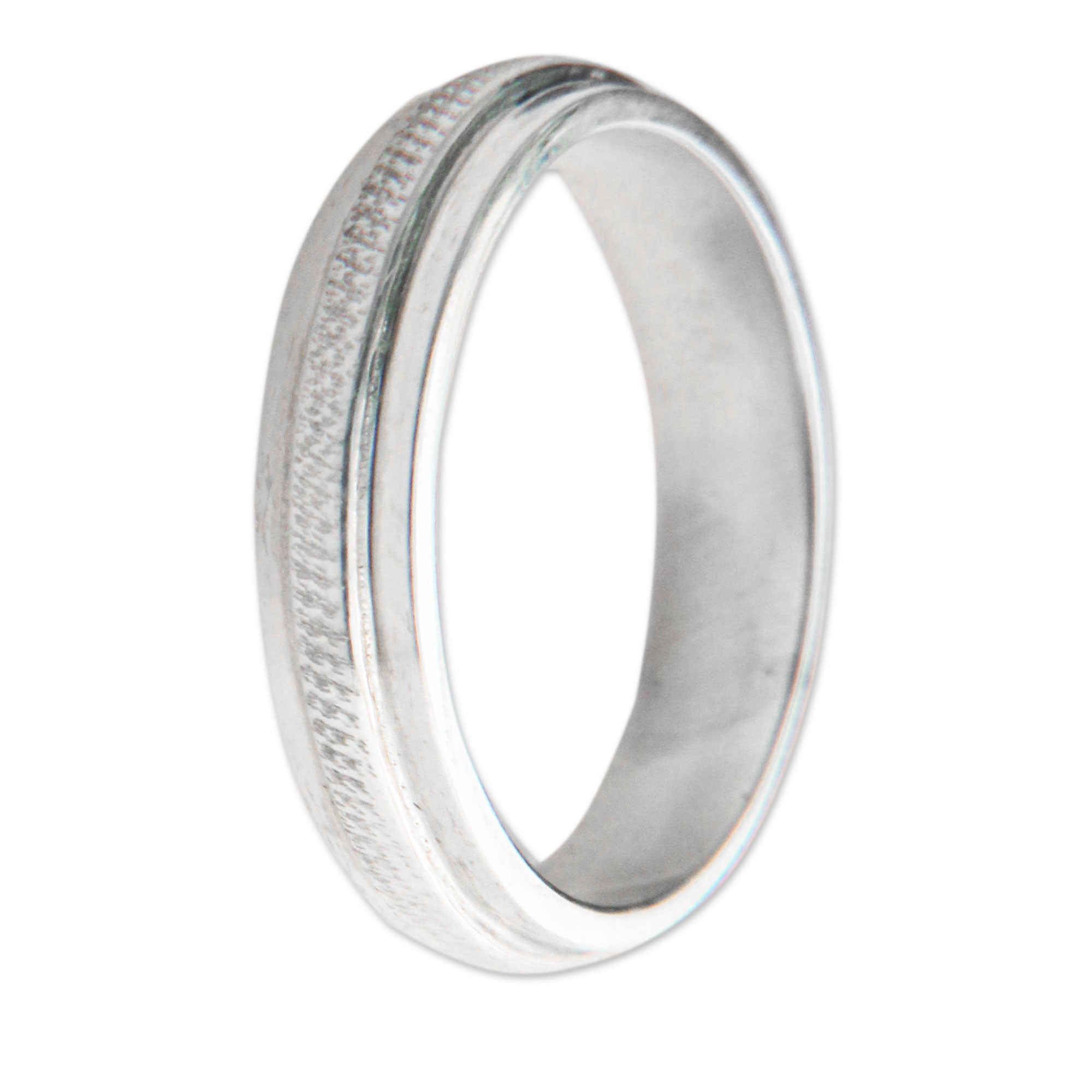 Premium Handcrafted Fair Trade Sterling Silver Band Ring by Nyoman Rena