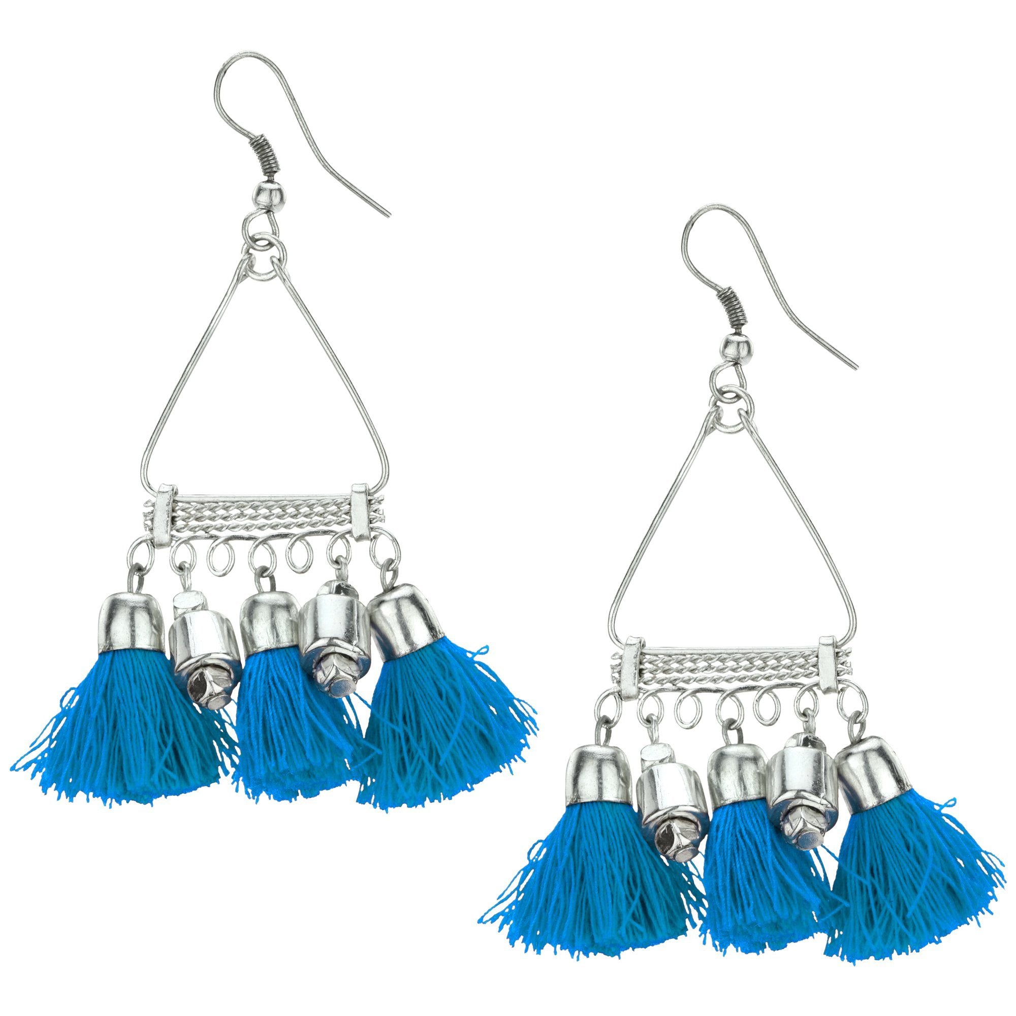 Premium Taj Tassel Earrings - Bohemian Style